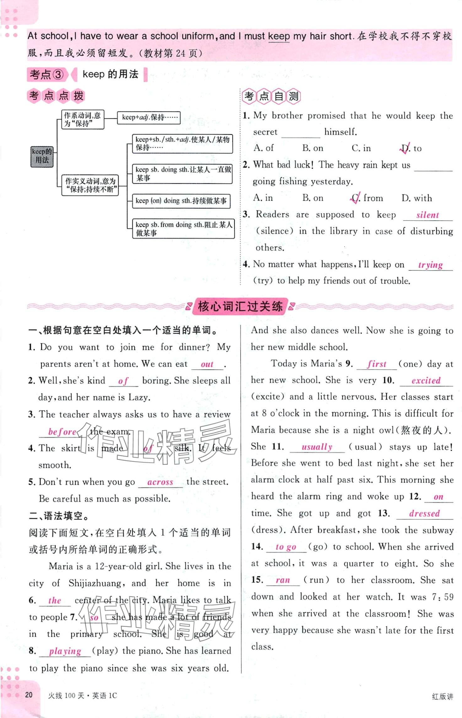 2024年火线100天英语中考四川专版 第20页