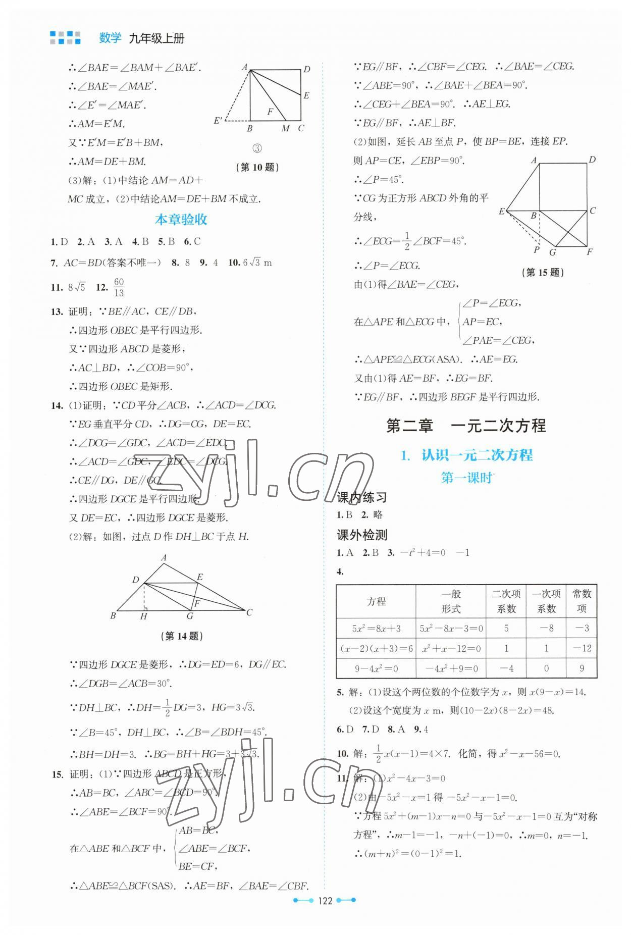 2023年伴你學北京師范大學出版社九年級數(shù)學上冊北師大版 第6頁