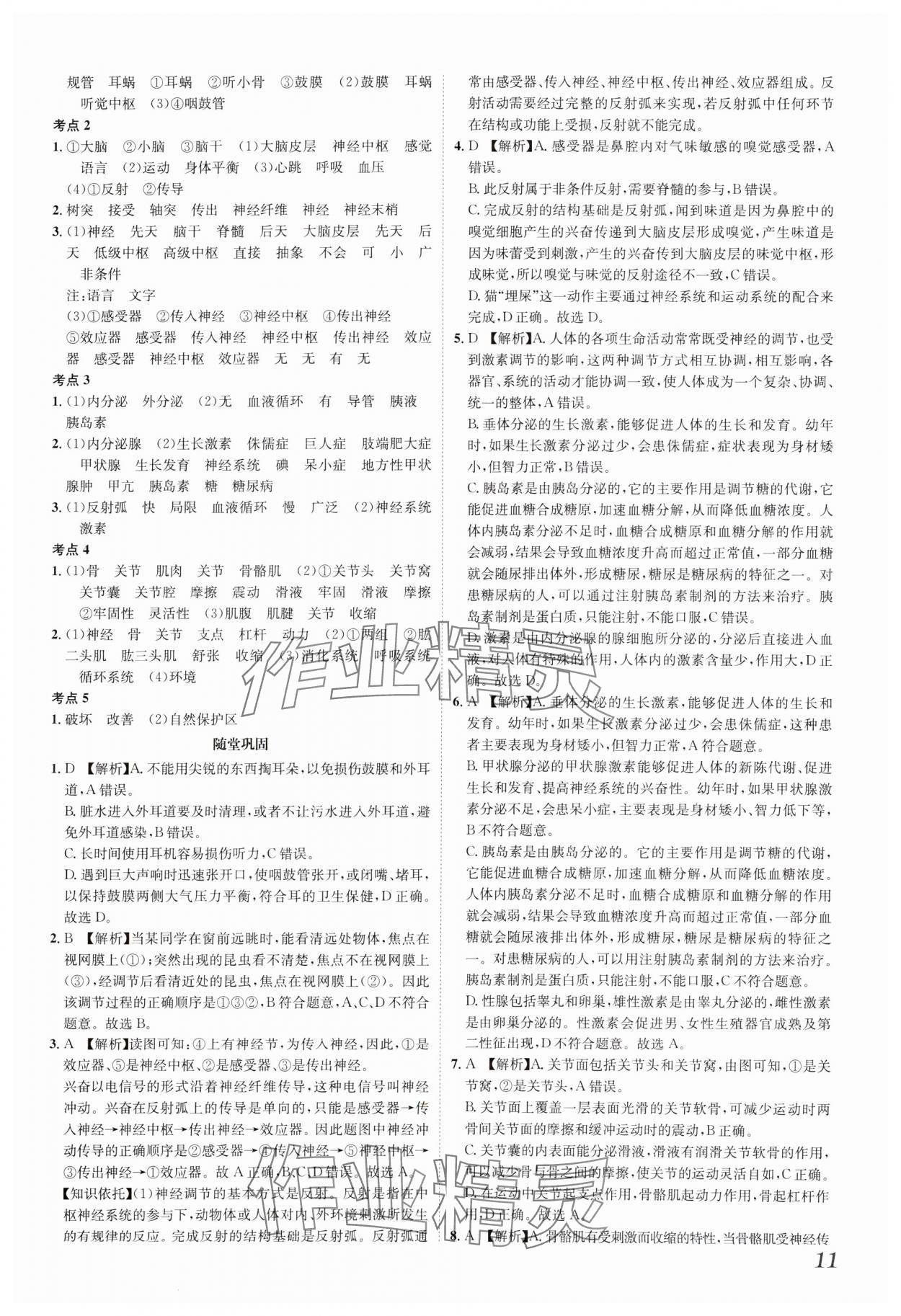 2025年一步名校中考总复习生物中考河北专版&nbsp;第11页