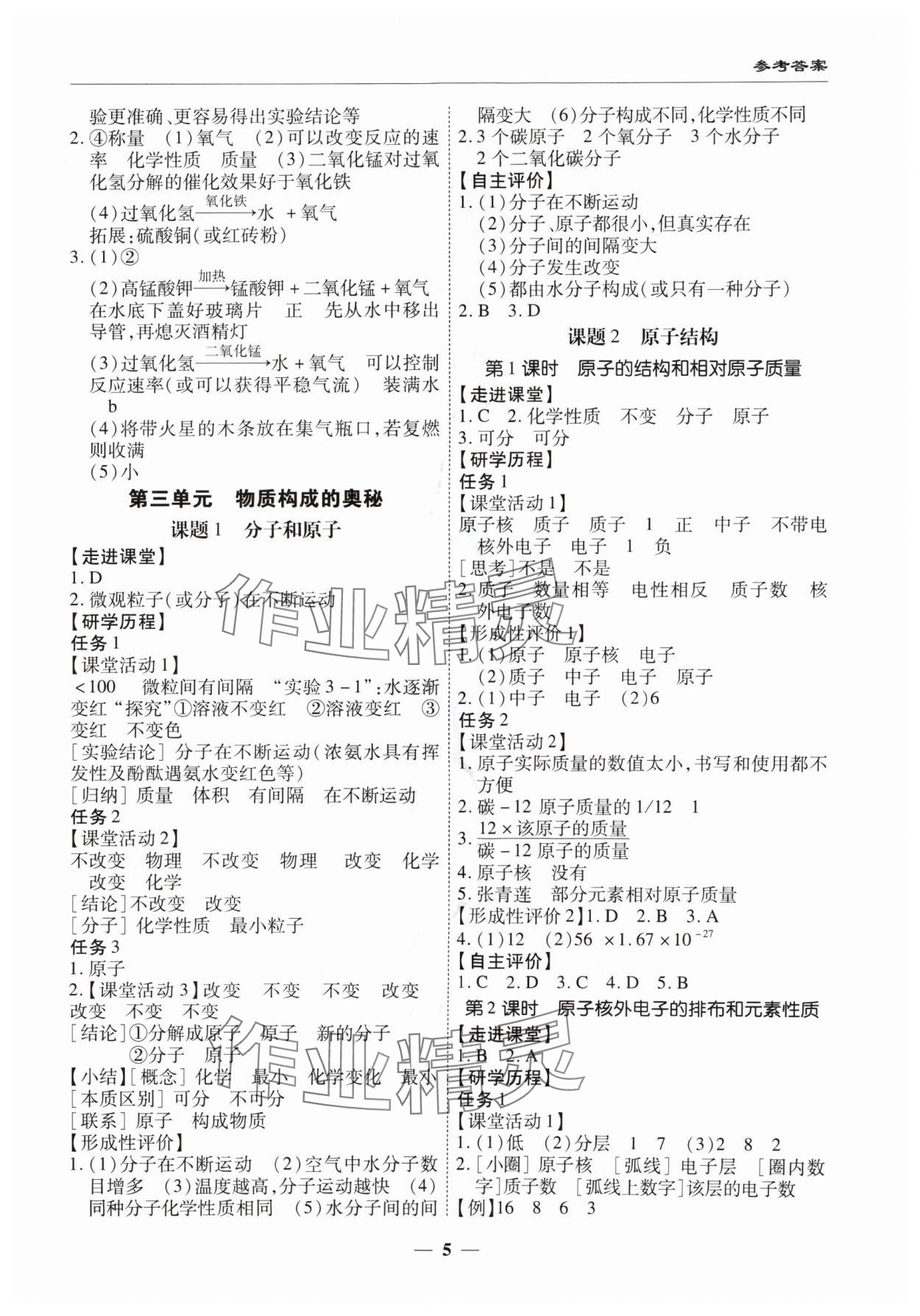 2024年新课程新策略复习篇九年级化学&nbsp;第5页