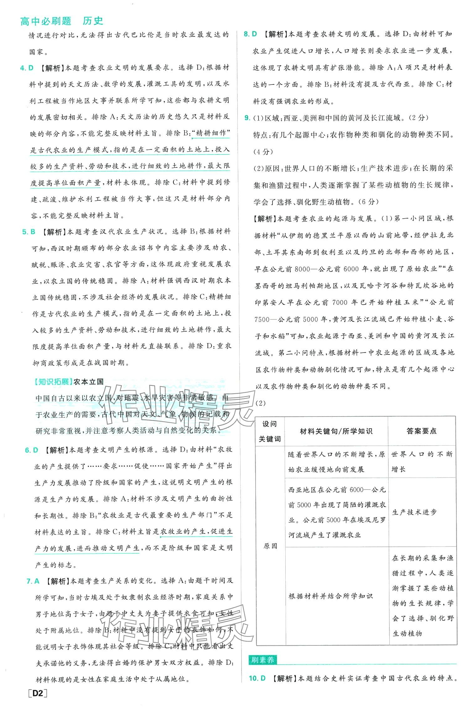 2024年高中必刷題（經(jīng)濟與社會生活）高中歷史選擇性必修2人教版 第4頁