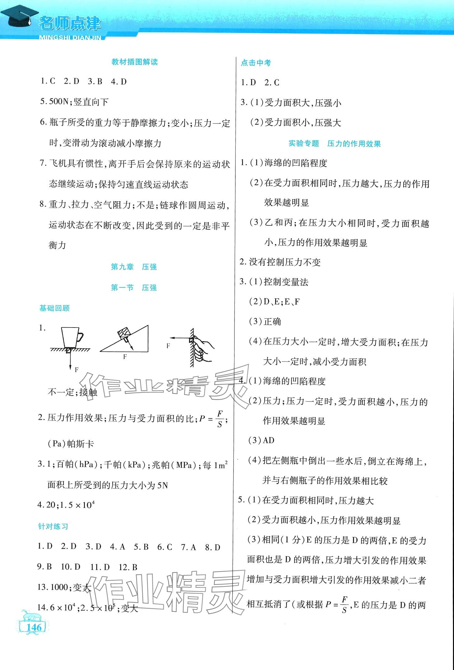 2024年名師點(diǎn)津八年級物理下冊教科版 第7頁