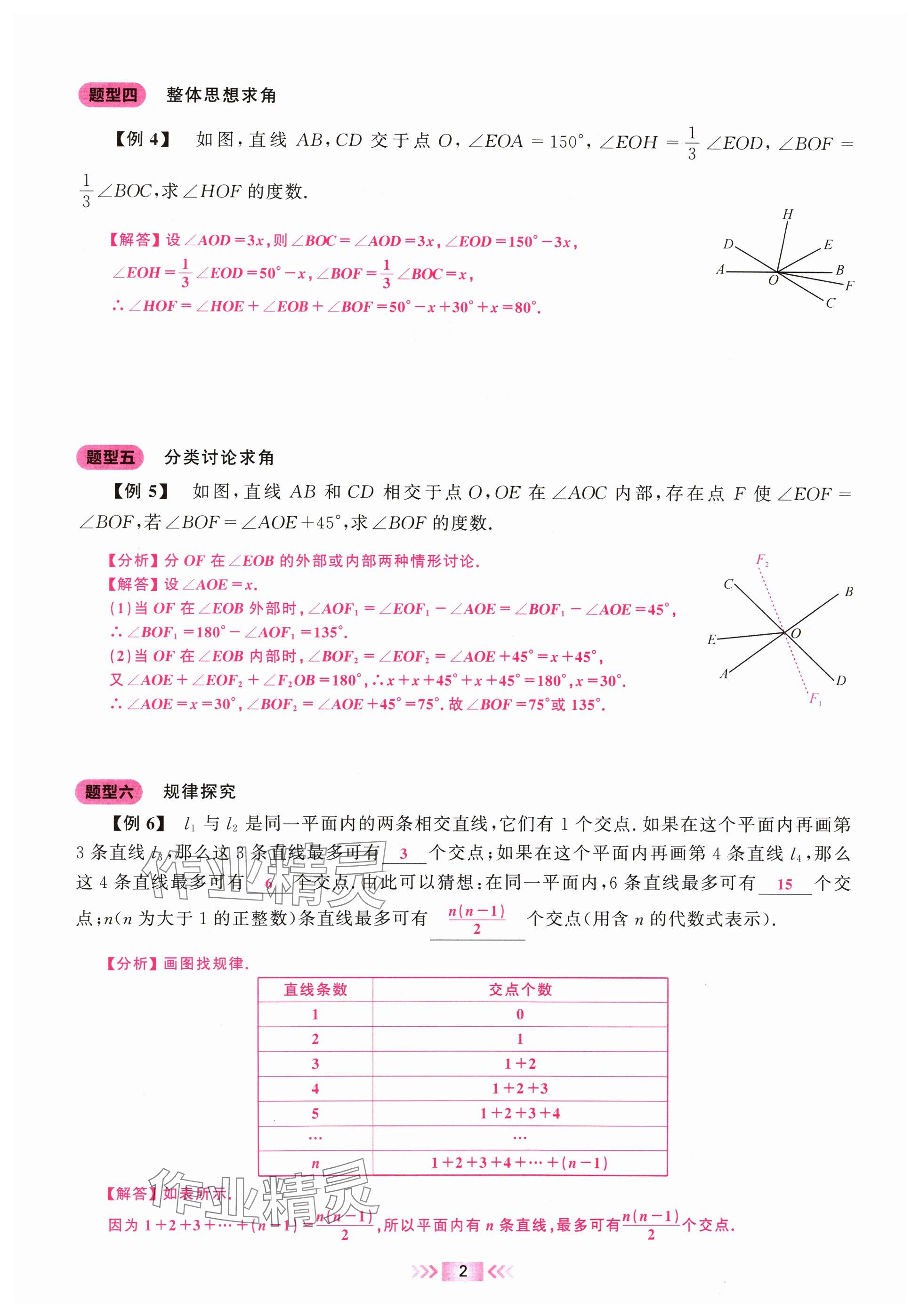 2024年勤学早同步大培优七年级数学下册人教版 参考答案第2页
