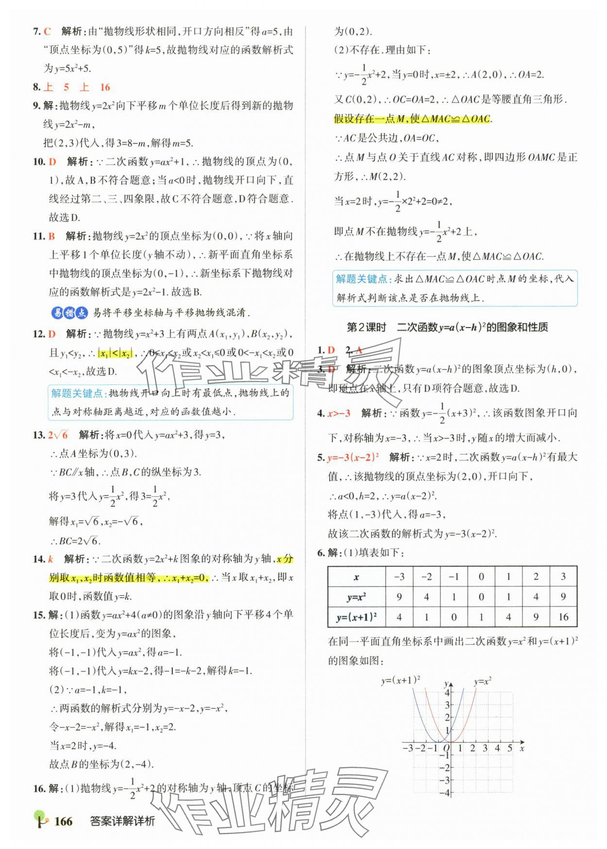 2025年初中學霸創新題九年級數學全一冊人教版 參考答案第12頁