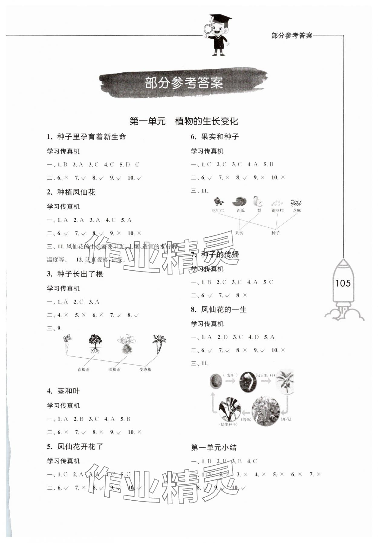 2025年小學科學習作四年級下冊教科版增強版 第1頁