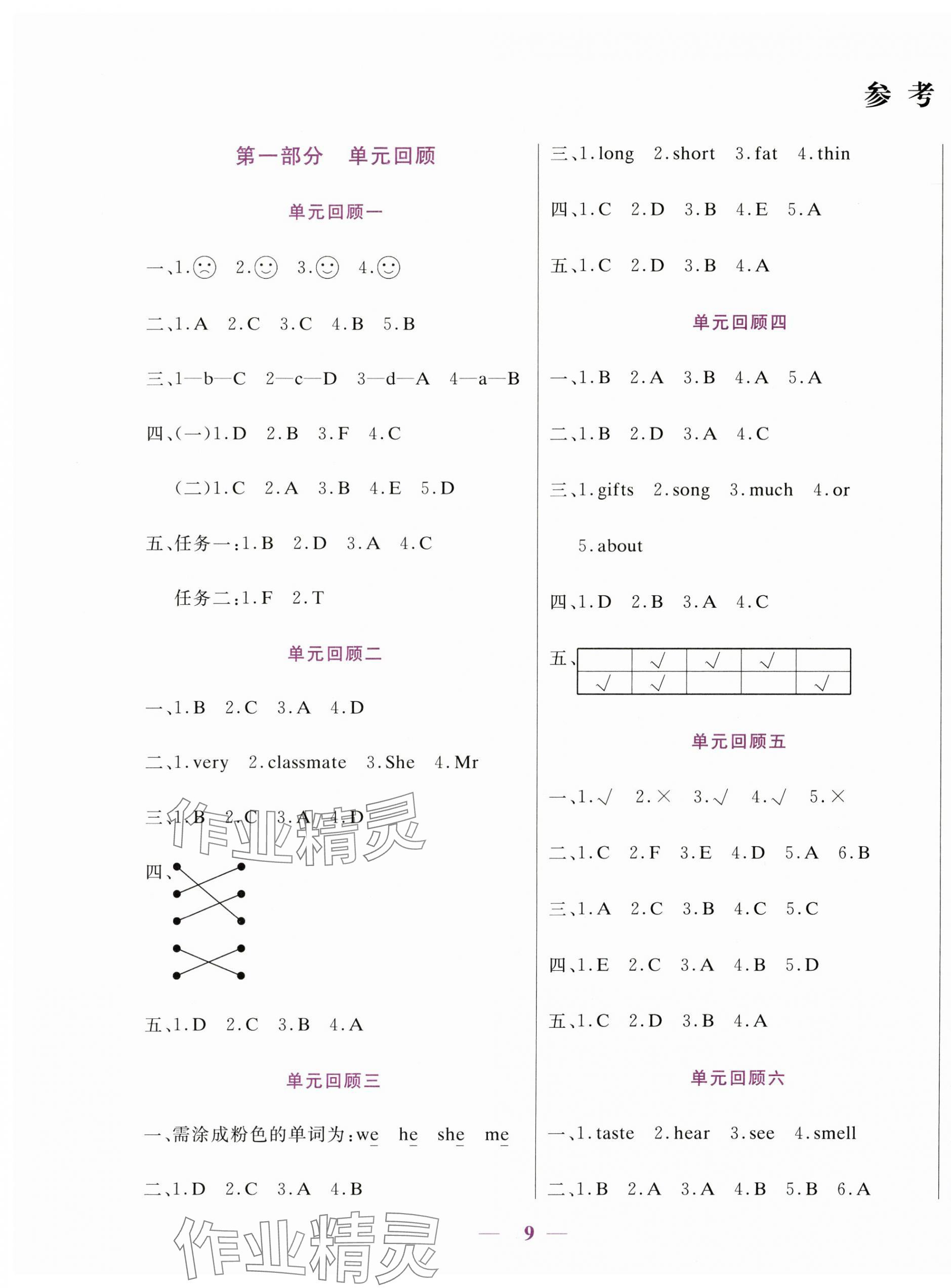 2025年假期天天練暑假三年級英語人教PEP版 第1頁