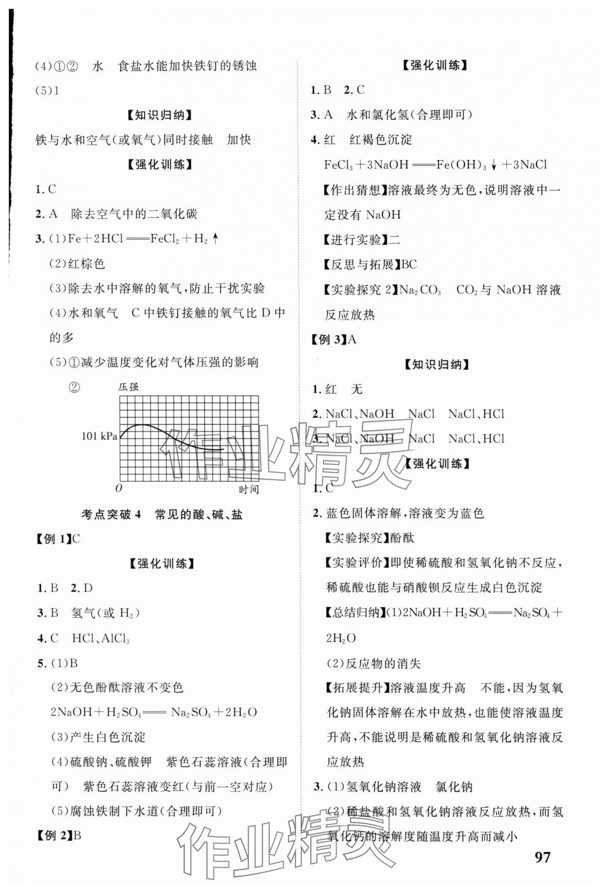 2024年中考總復習優(yōu)化指導二輪復習方略化學江西專版 第3頁