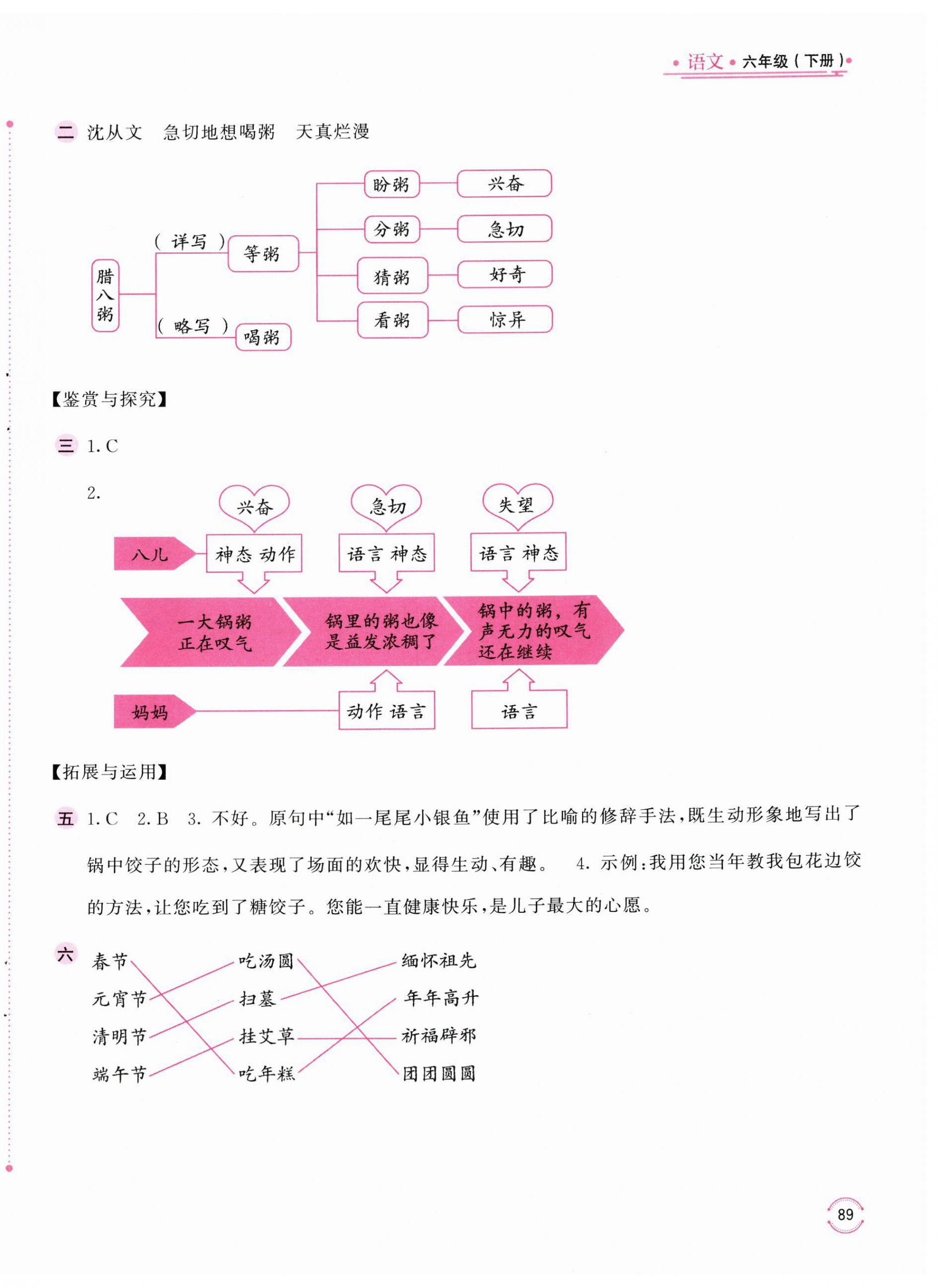2026年新编基础训练六年级语文下册人教版&nbsp;第2页