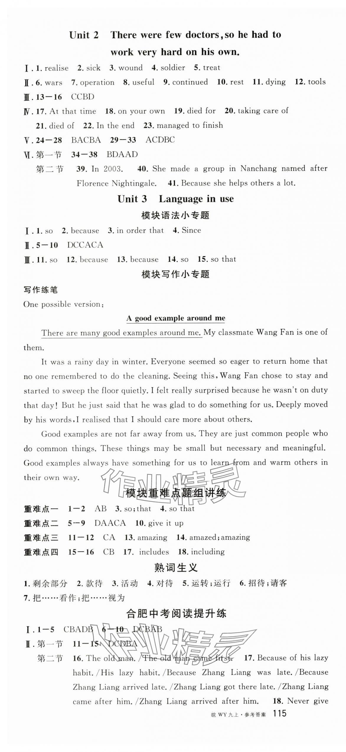 2025年名校课堂九年级英语上册外研版合肥专版 第4页
