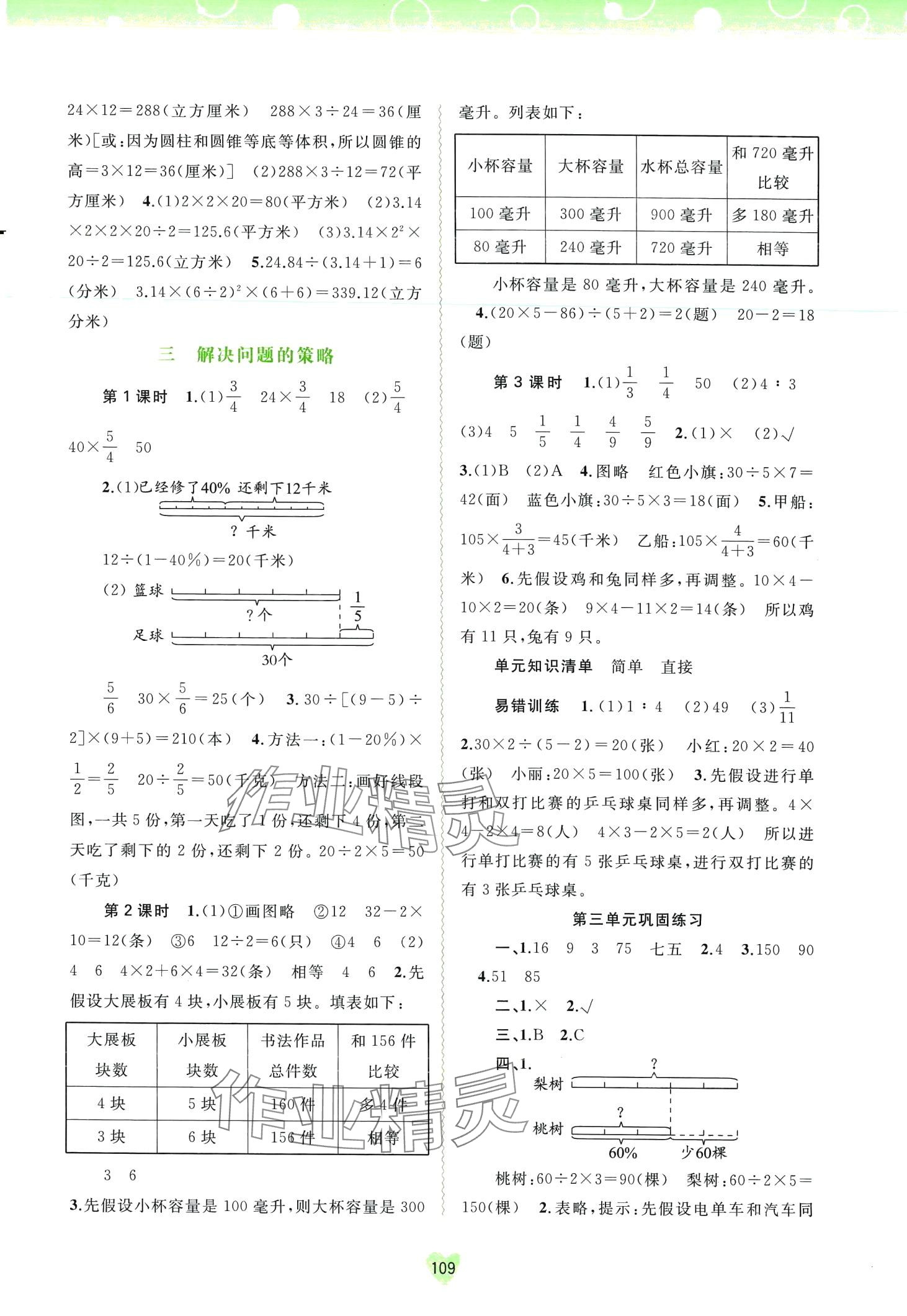 2024年新課程學習與測評同步學習六年級數(shù)學下冊蘇教版 第3頁