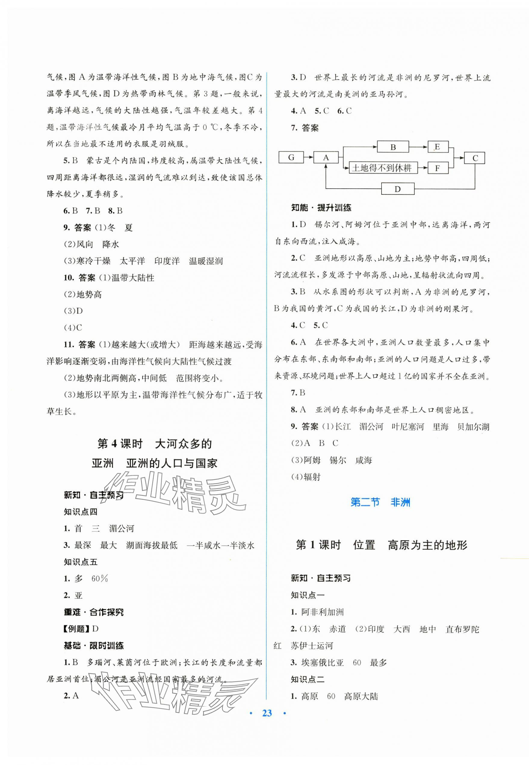 2024年同步测控优化设计七年级地理下册湘教版 第3页