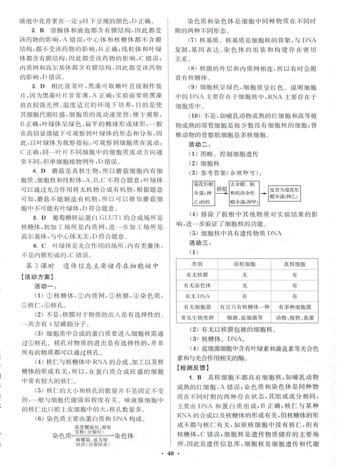 2025年活動單導學課程高中生物必修第一冊蘇教版&nbsp;第8頁