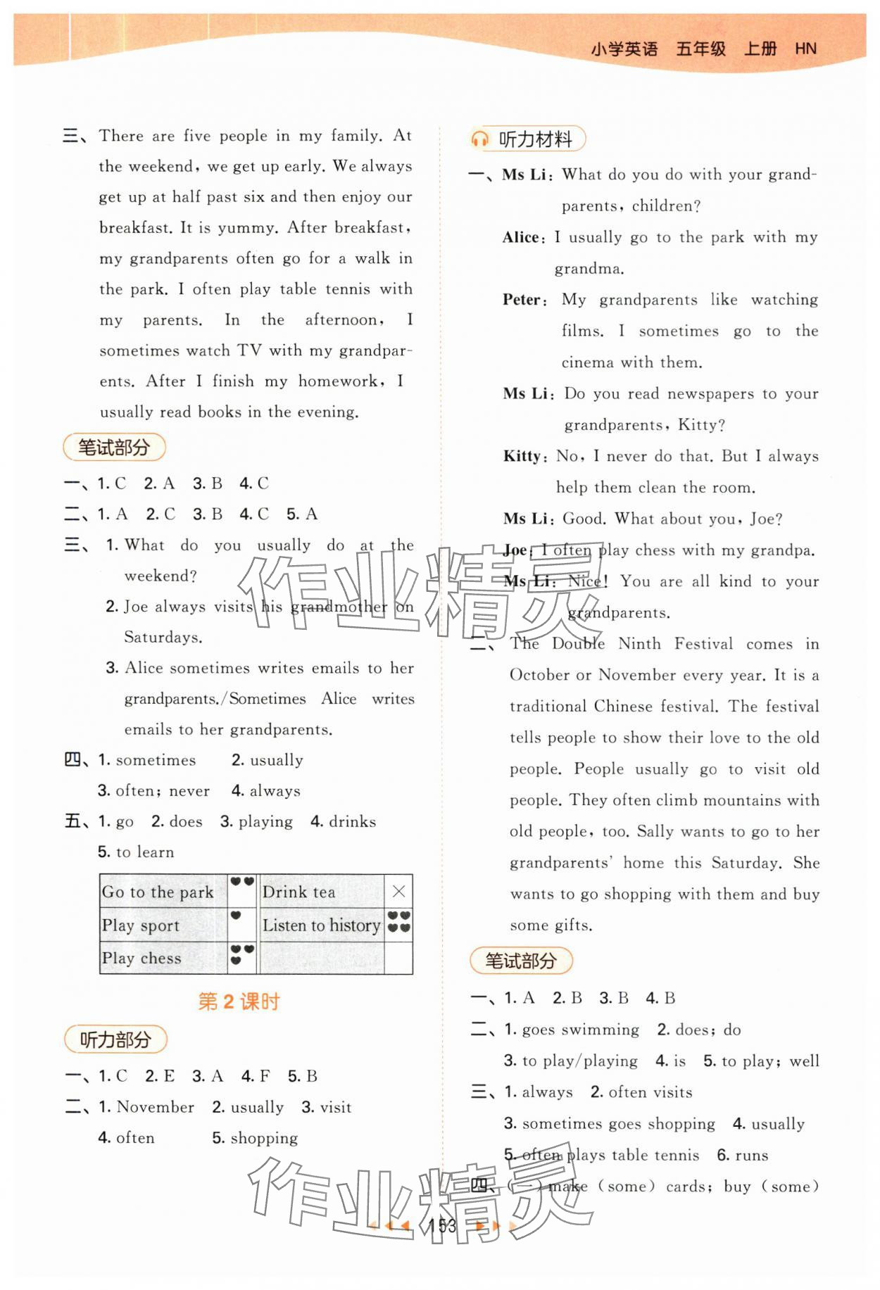 2025年53天天練五年級(jí)英語(yǔ)上冊(cè)滬教版 第9頁(yè)