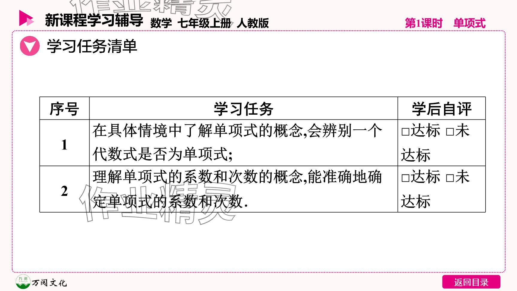 2024年新課程學(xué)習(xí)輔導(dǎo)七年級(jí)數(shù)學(xué)上冊(cè)人教版 參考答案第2頁(yè)