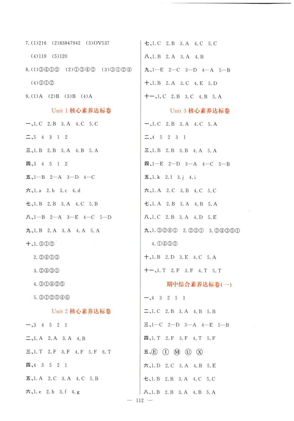 2025年快乐练习创优作业本三年级英语上册人教版&nbsp;第6页