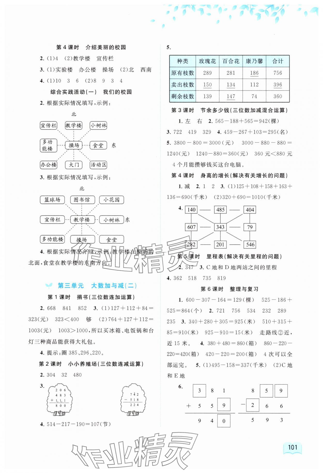 2025年新課程學習與測評同步學習三年級數學上冊北師大版 第3頁