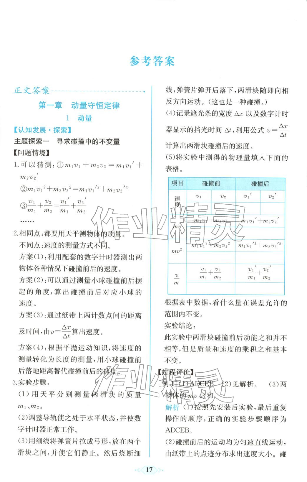 2025年同步解析与测评课时练人民教育出版社高中物理选择性必修第一册人教版精编版 第1页