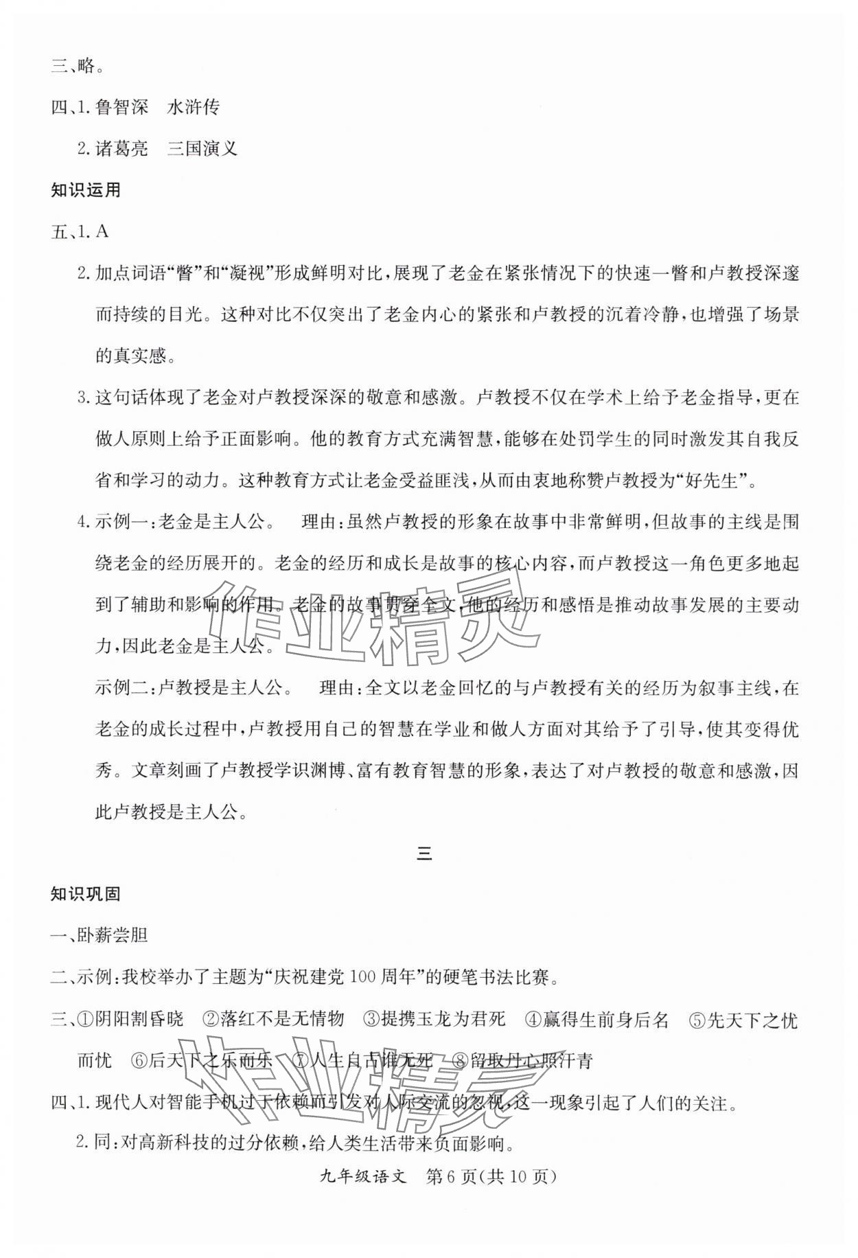 2025年寒假作業(yè)延邊教育出版社九年級合訂本A版人教版河南專版 第6頁