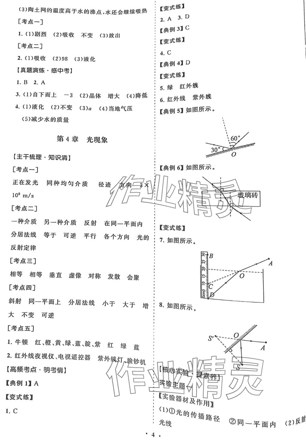 2024年初中總復(fù)習(xí)山東畫報(bào)出版社物理 第4頁