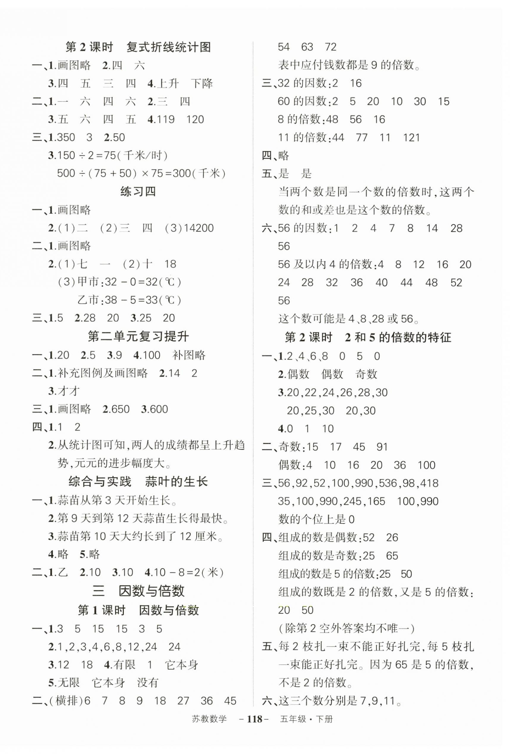 2025年?duì)钤刹怕穭?chuàng)優(yōu)作業(yè)100分五年級(jí)數(shù)學(xué)下冊(cè)蘇教版 參考答案第4頁(yè)