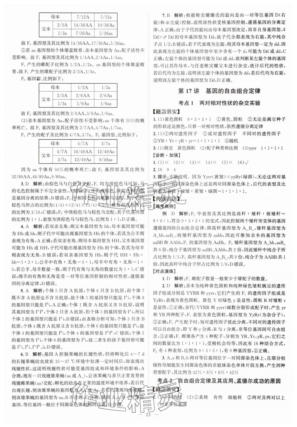 2025年高考一輪復習南方鳳凰臺生物廣東專版 第23頁