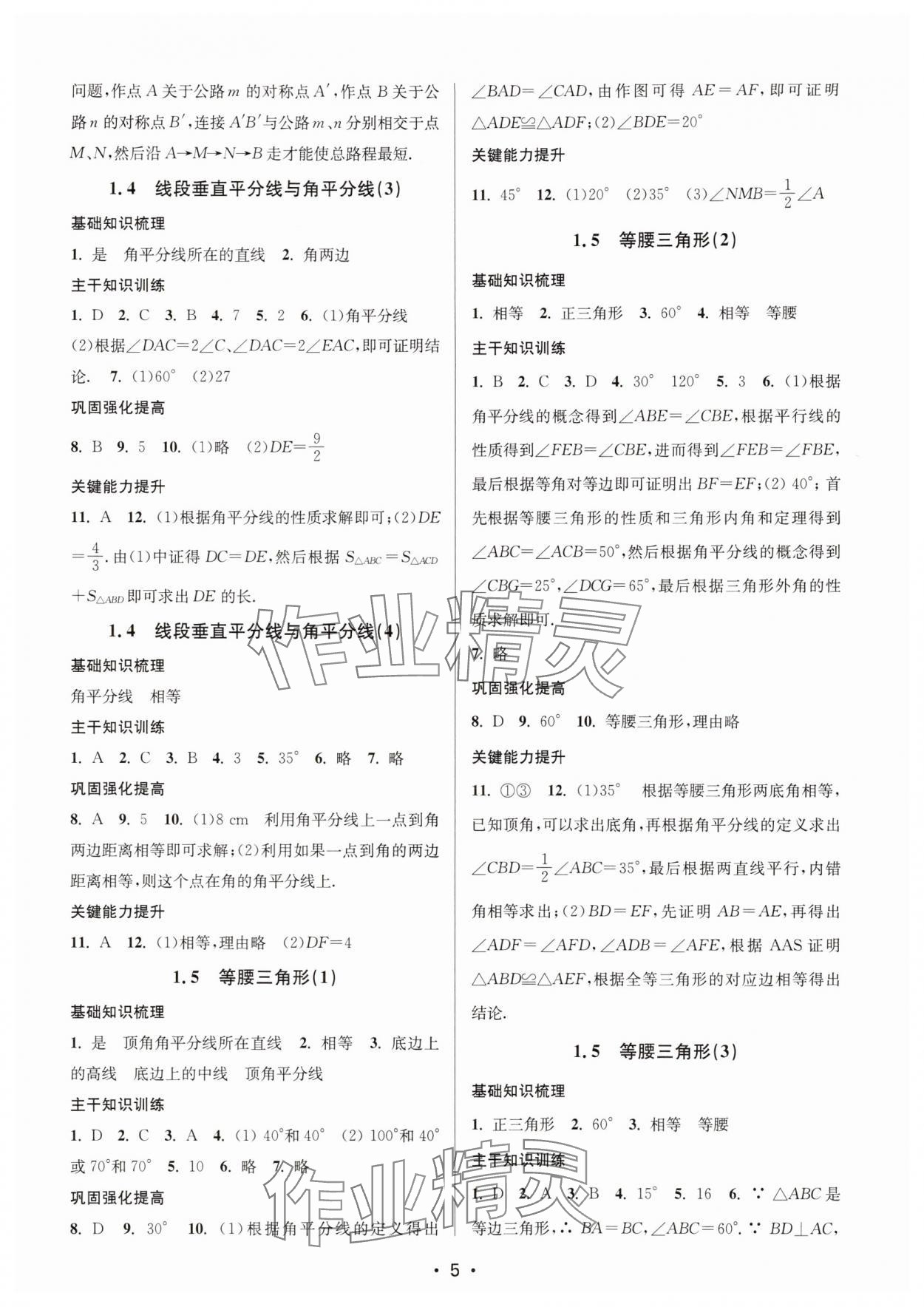 2025年素养进阶新航线八年级数学上册苏科版&nbsp;第5页