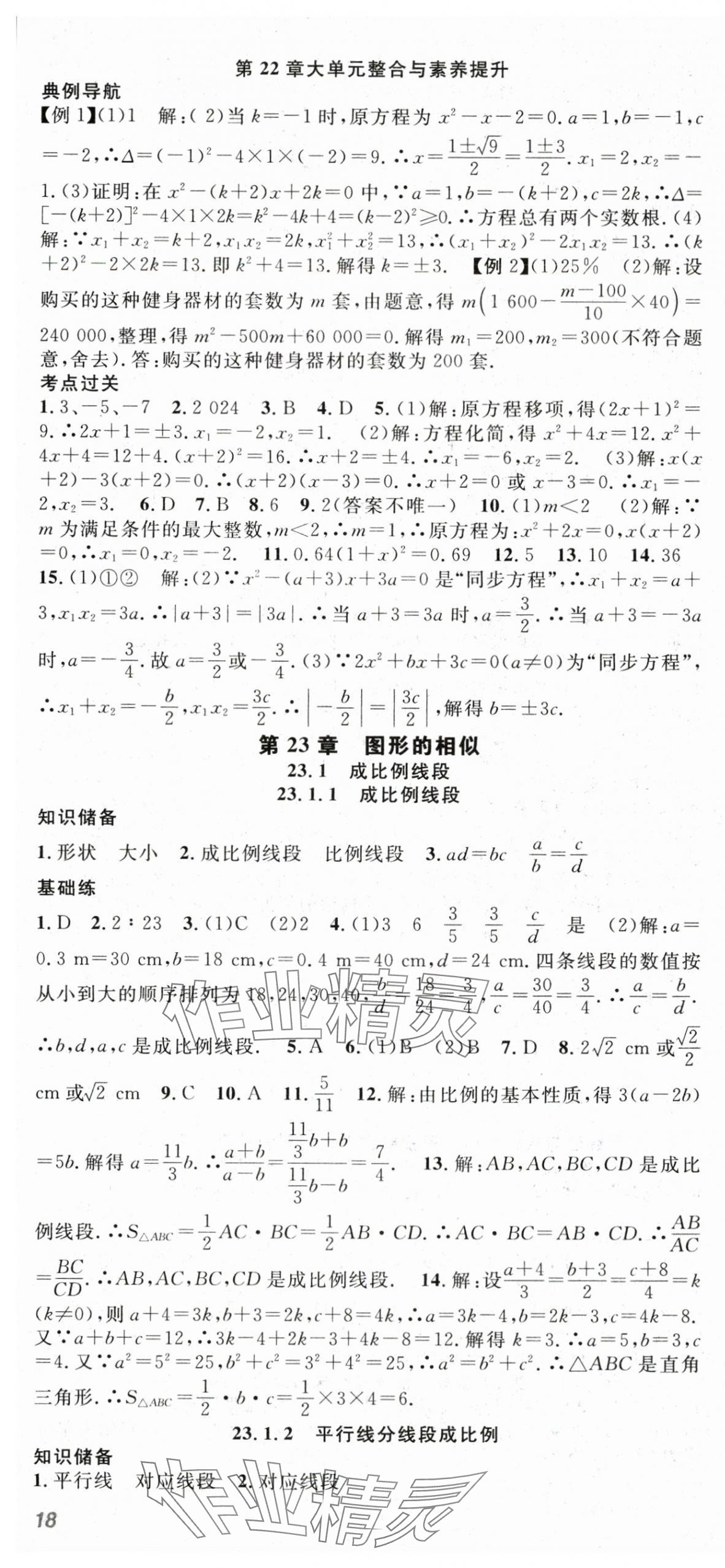 2025年名師學(xué)案九年級(jí)數(shù)學(xué)上冊(cè)華師大版 第10頁