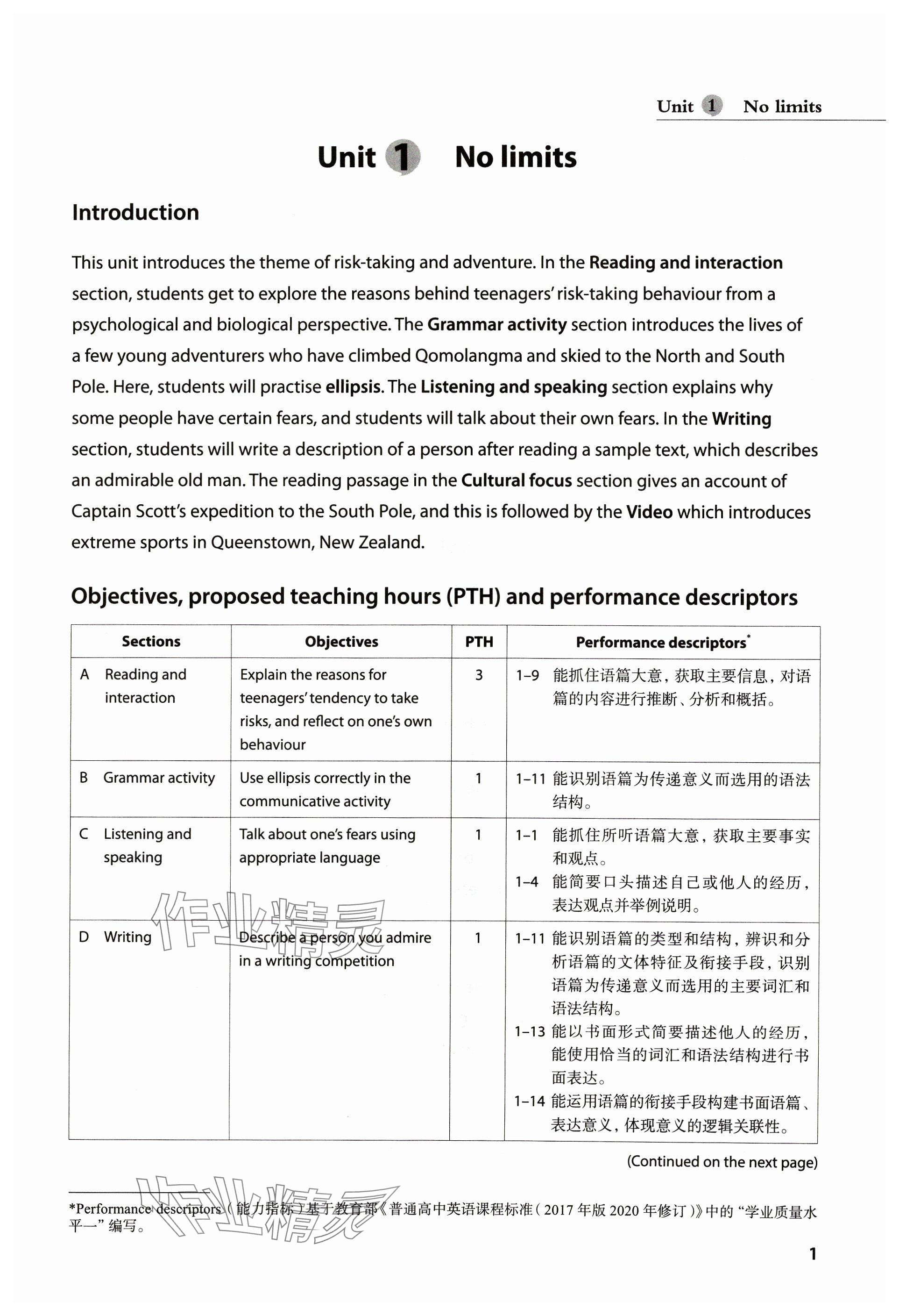 2024年教材課本高中英語必修第二冊滬教版 參考答案第1頁