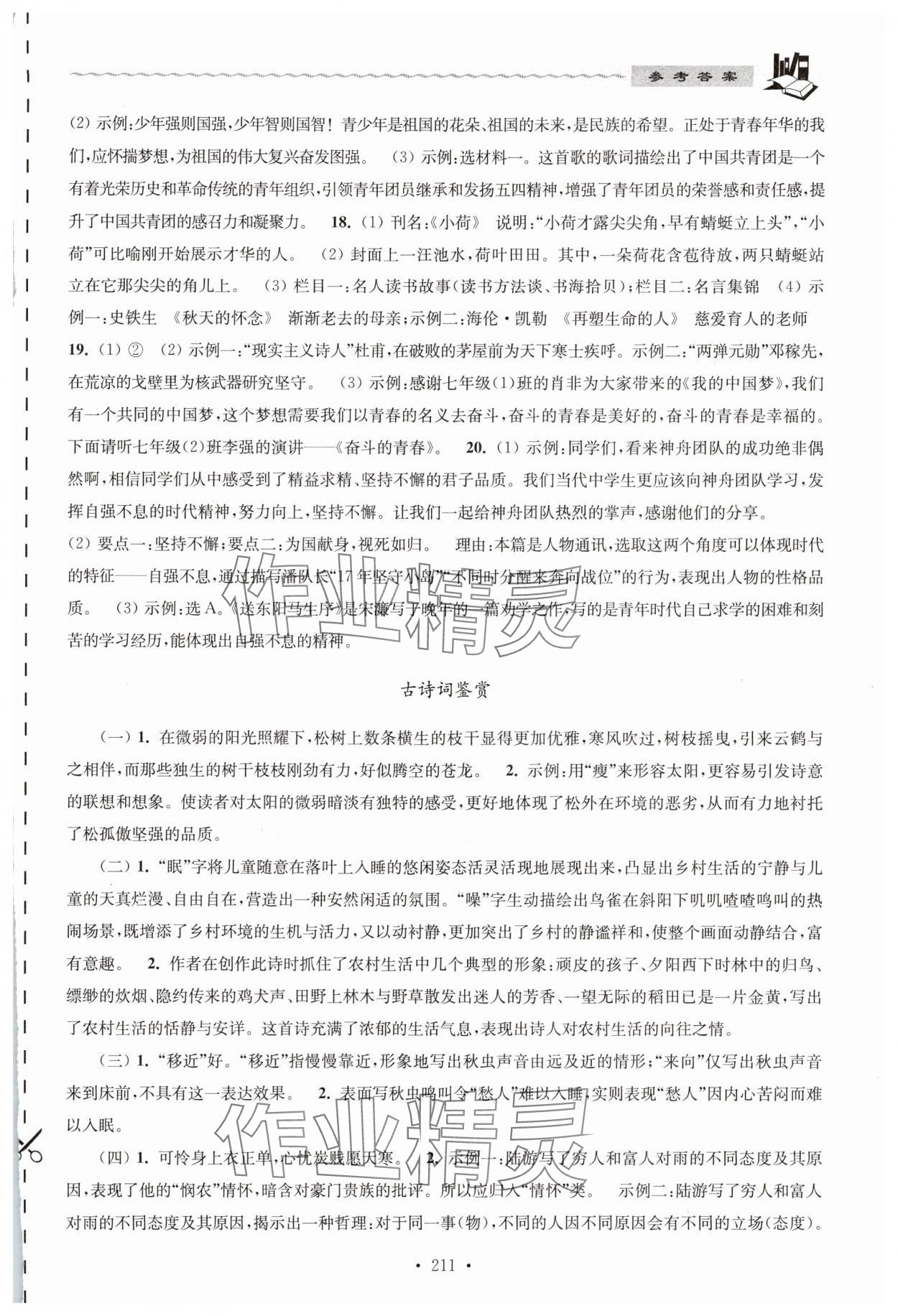 2025年中考說明與訓(xùn)練語文 第5頁