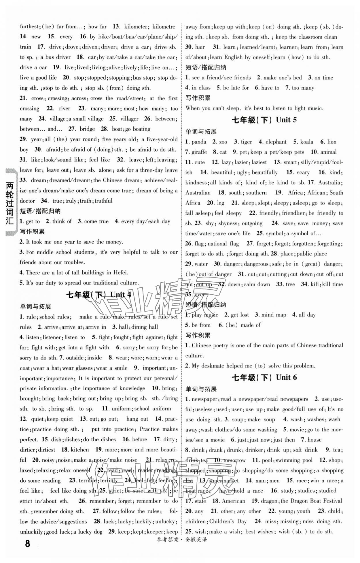 2024年一戰(zhàn)成名考前新方案九年級(jí)英語(yǔ)全一冊(cè)人教版安徽專版 第8頁(yè)