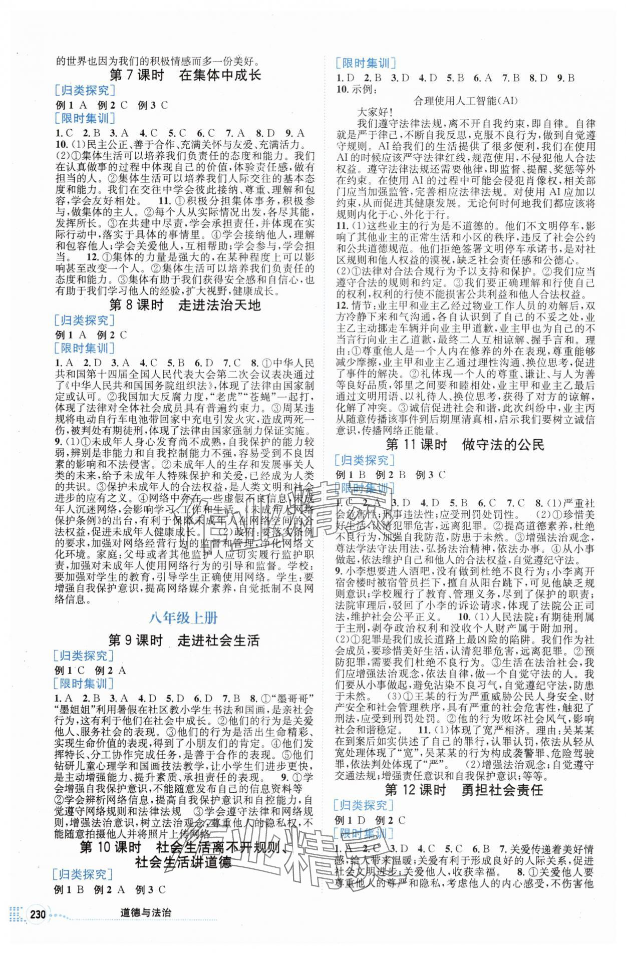 2025年中考整合集训道德与法治 第2页