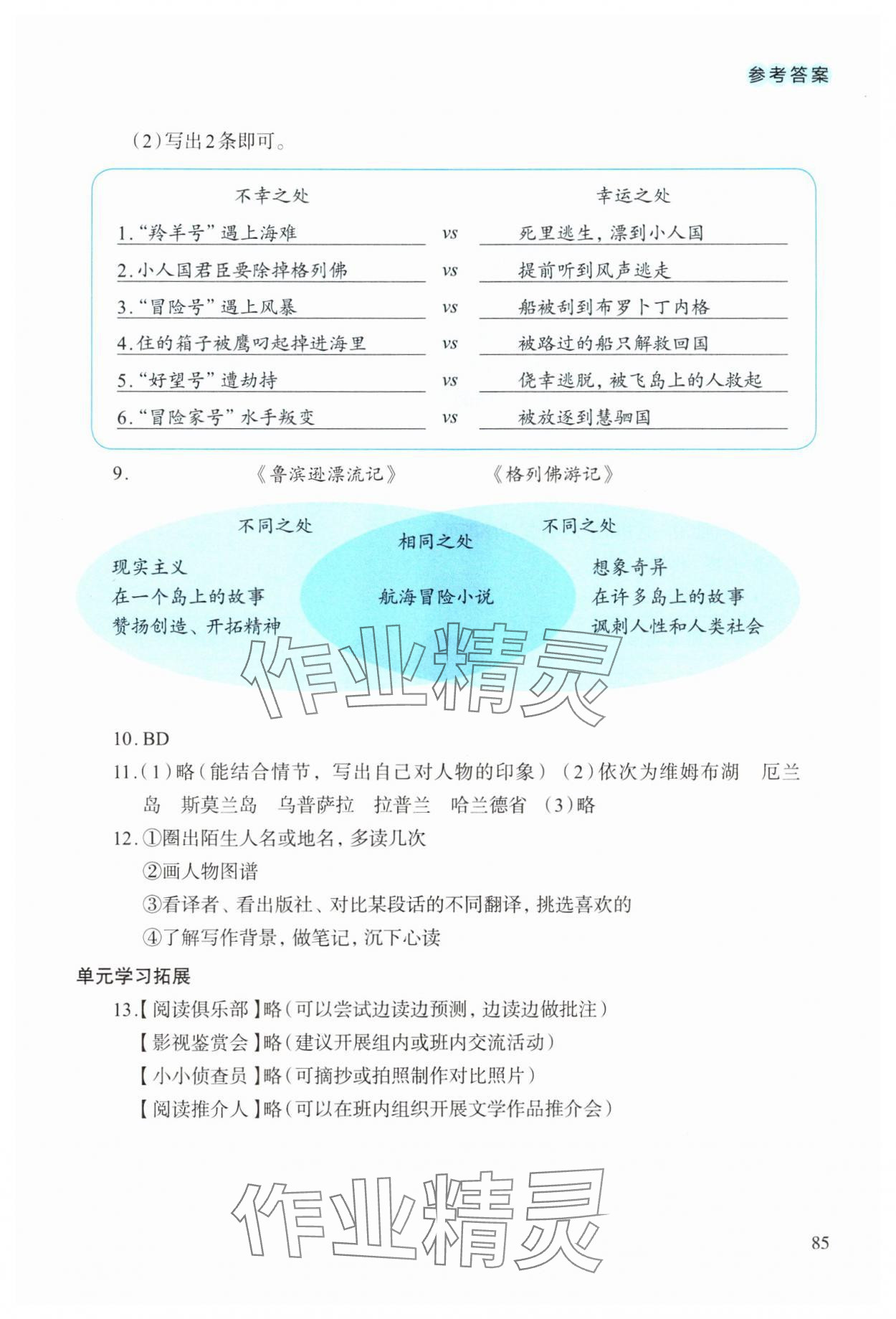 2025年小學(xué)單元素養(yǎng)作業(yè)六年級語文下冊人教版 第3頁
