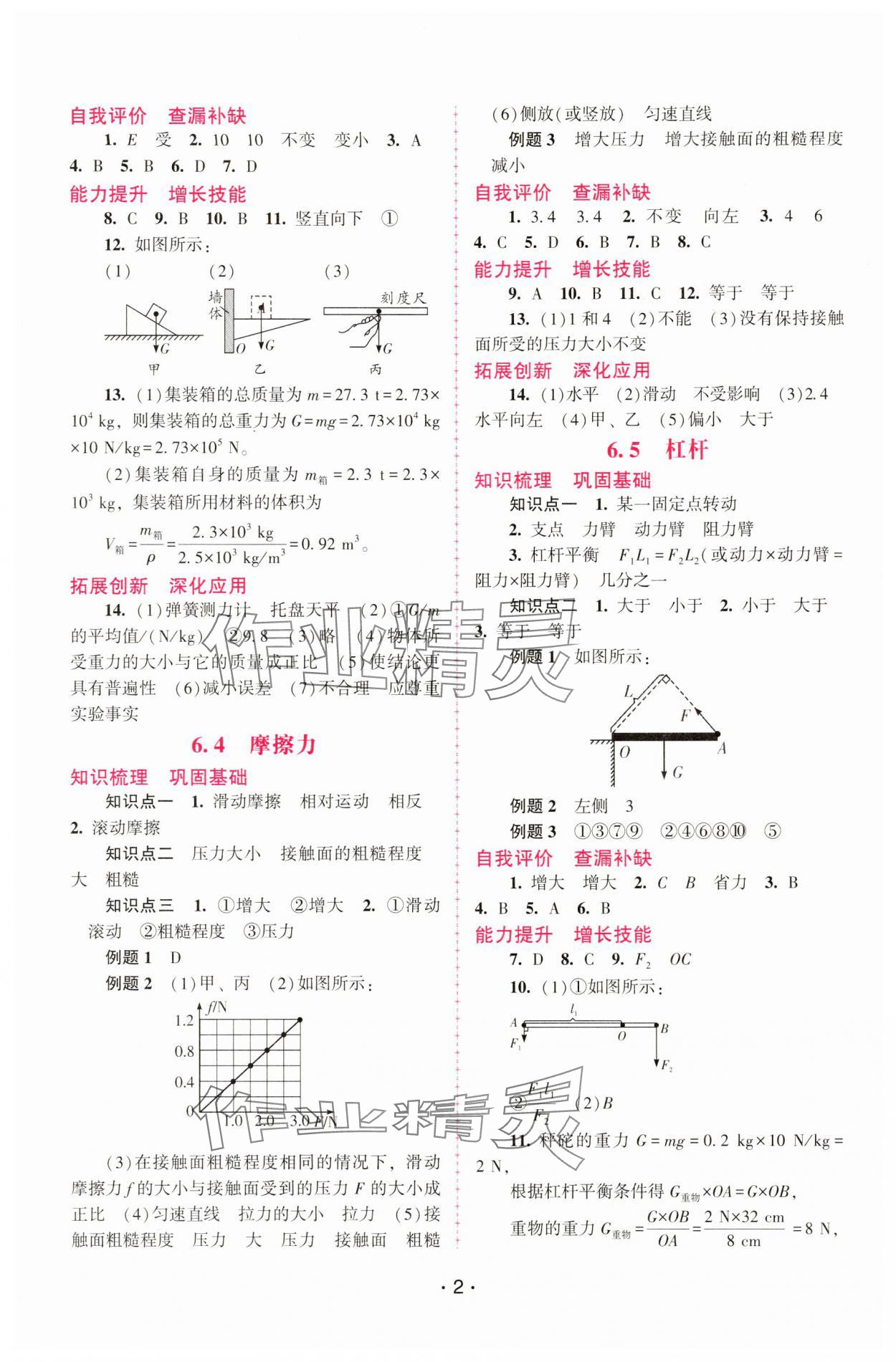 2025年新課程學(xué)習(xí)輔導(dǎo)八年級物理下冊滬粵版 第2頁