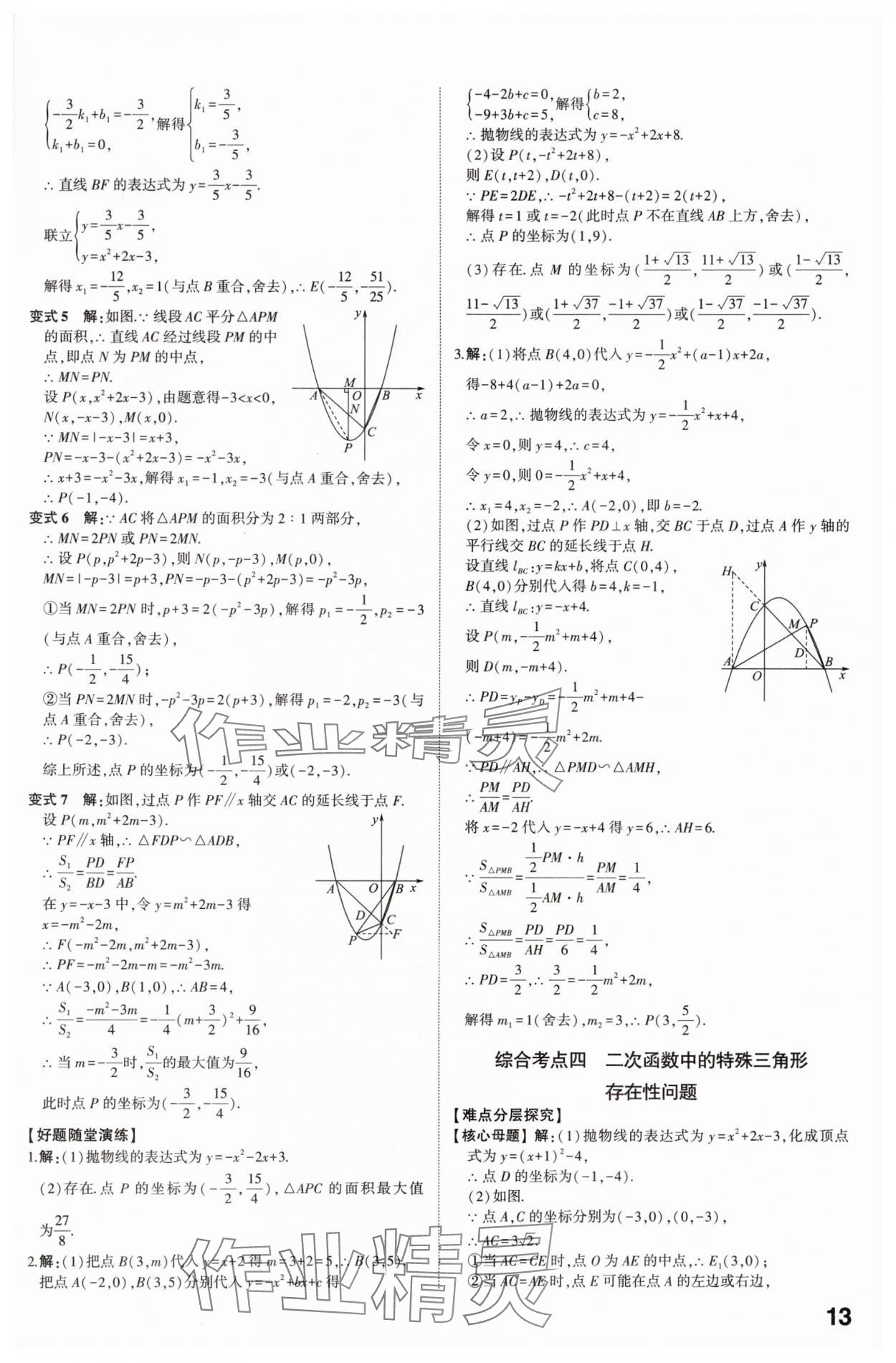 2025年學(xué)考傳奇數(shù)學(xué)山東專版 參考答案第12頁