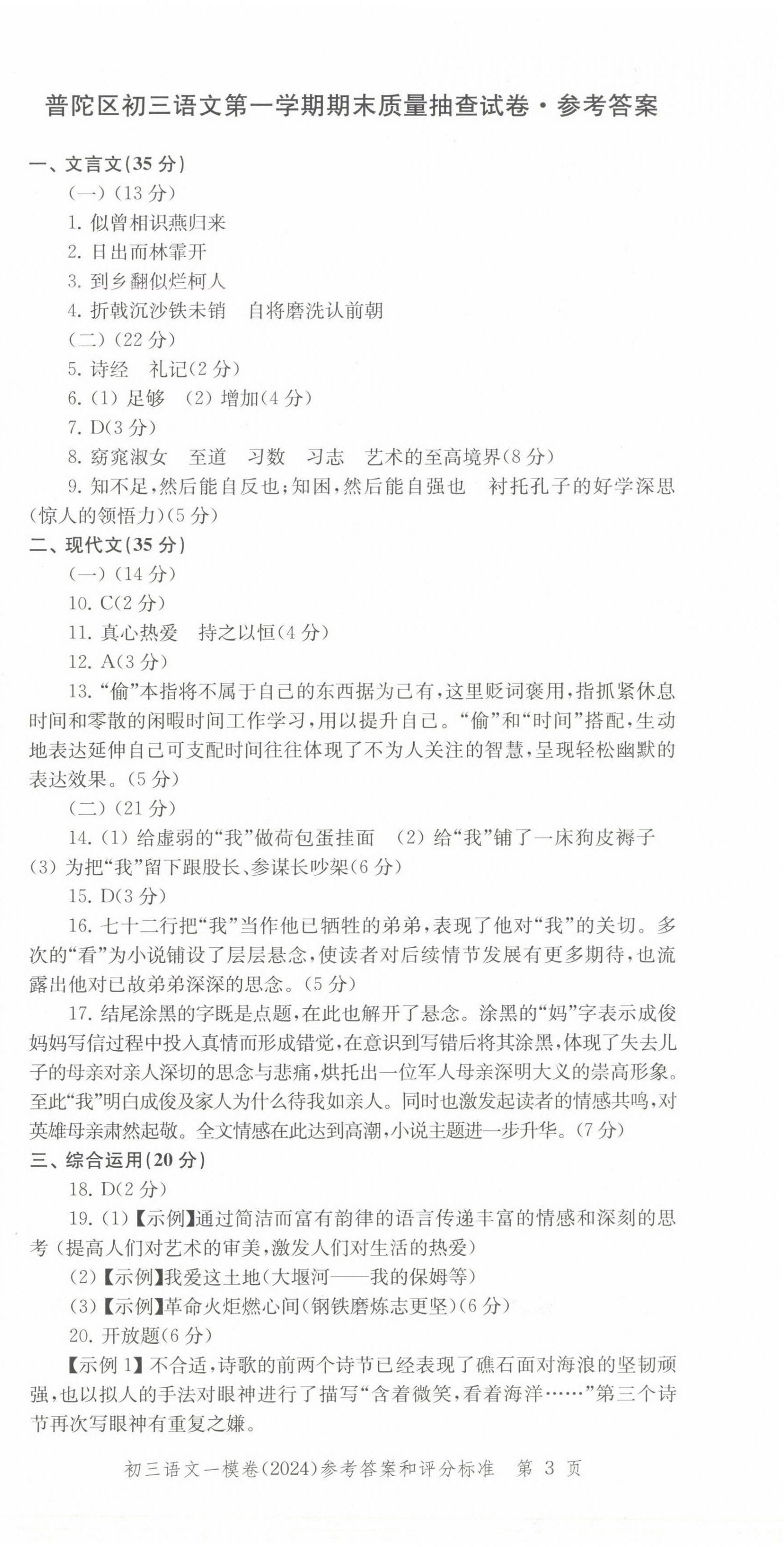 2025年文化课强化训练语文中考两年合订本2023~2024&nbsp;第3页