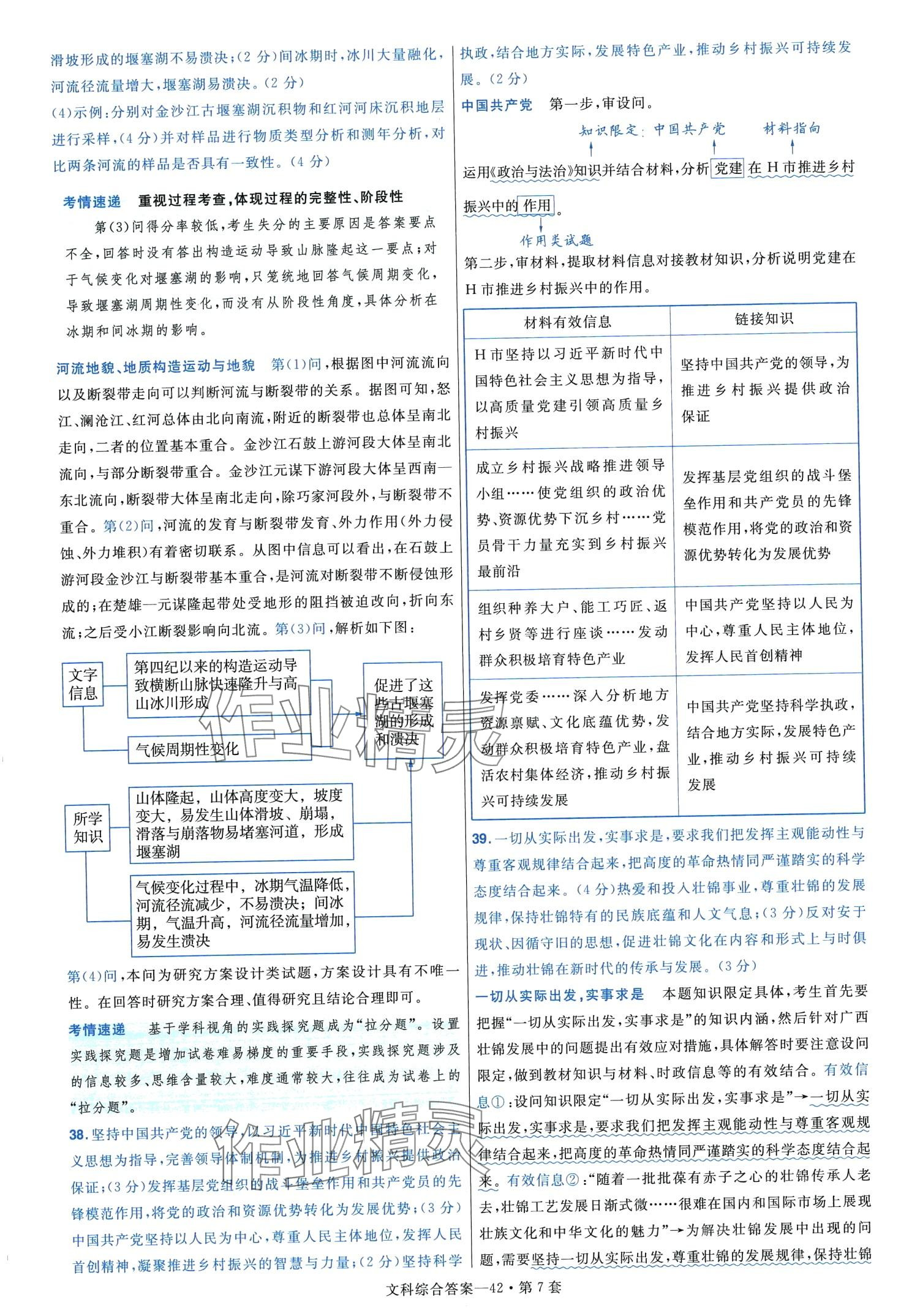 2024年金考卷45套匯編高中文綜通用版 第44頁