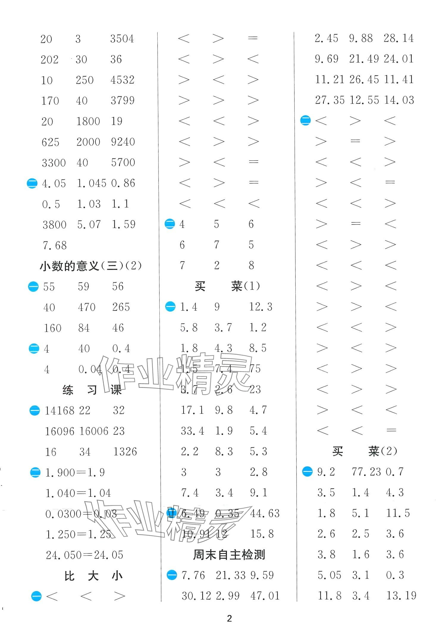 2024年計(jì)算高手四年級(jí)數(shù)學(xué)下冊(cè)北師大版 第2頁(yè)