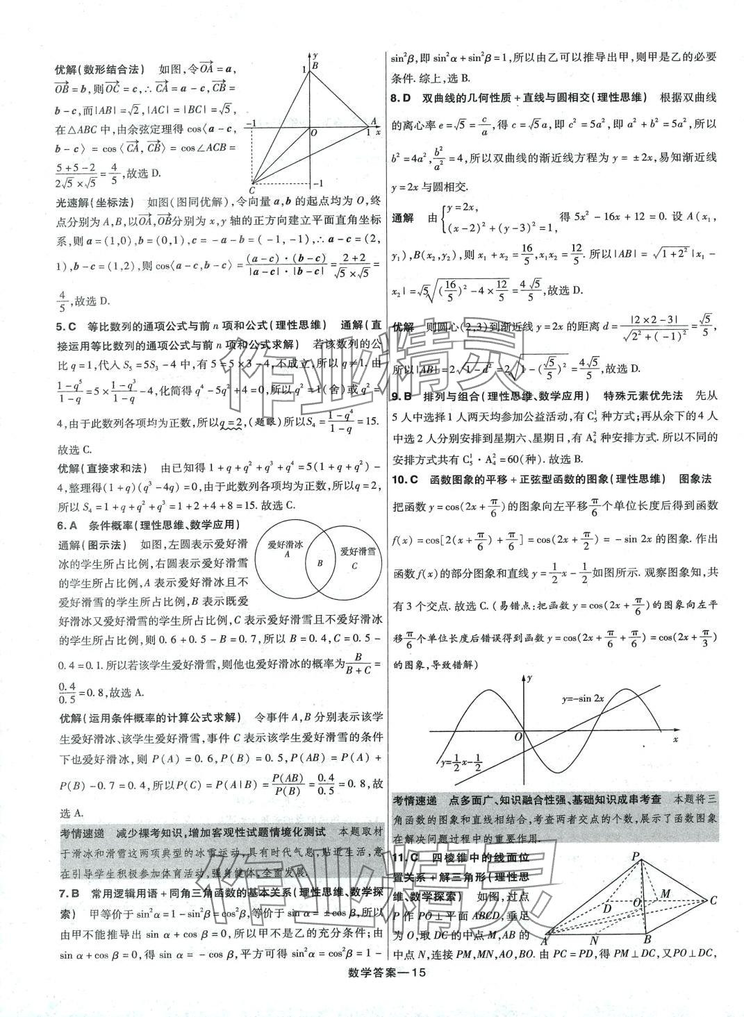 2024年走進(jìn)名校5年高考真題匯編高中數(shù)學(xué) 第15頁(yè)