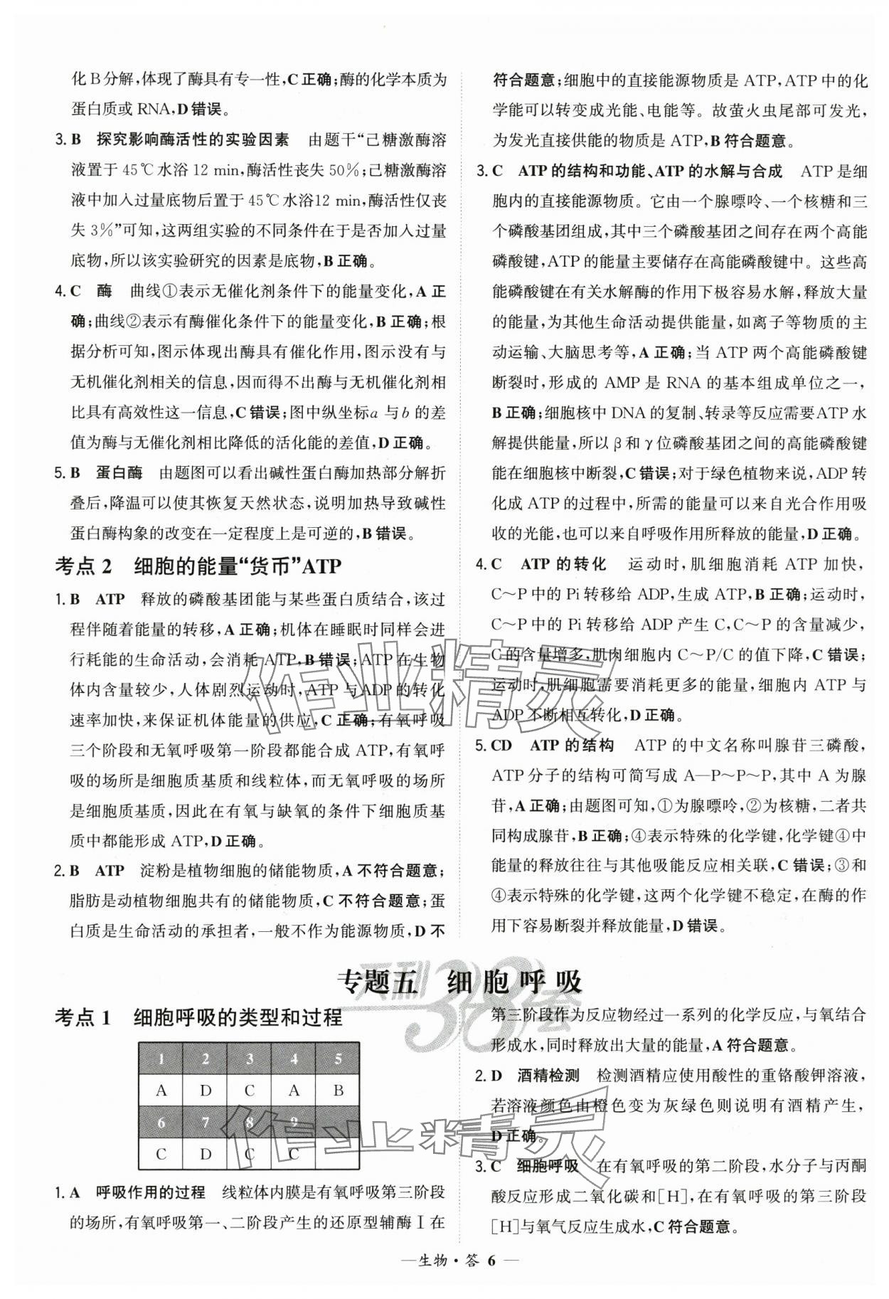 2026年天利38套常考基礎題生物 第6頁