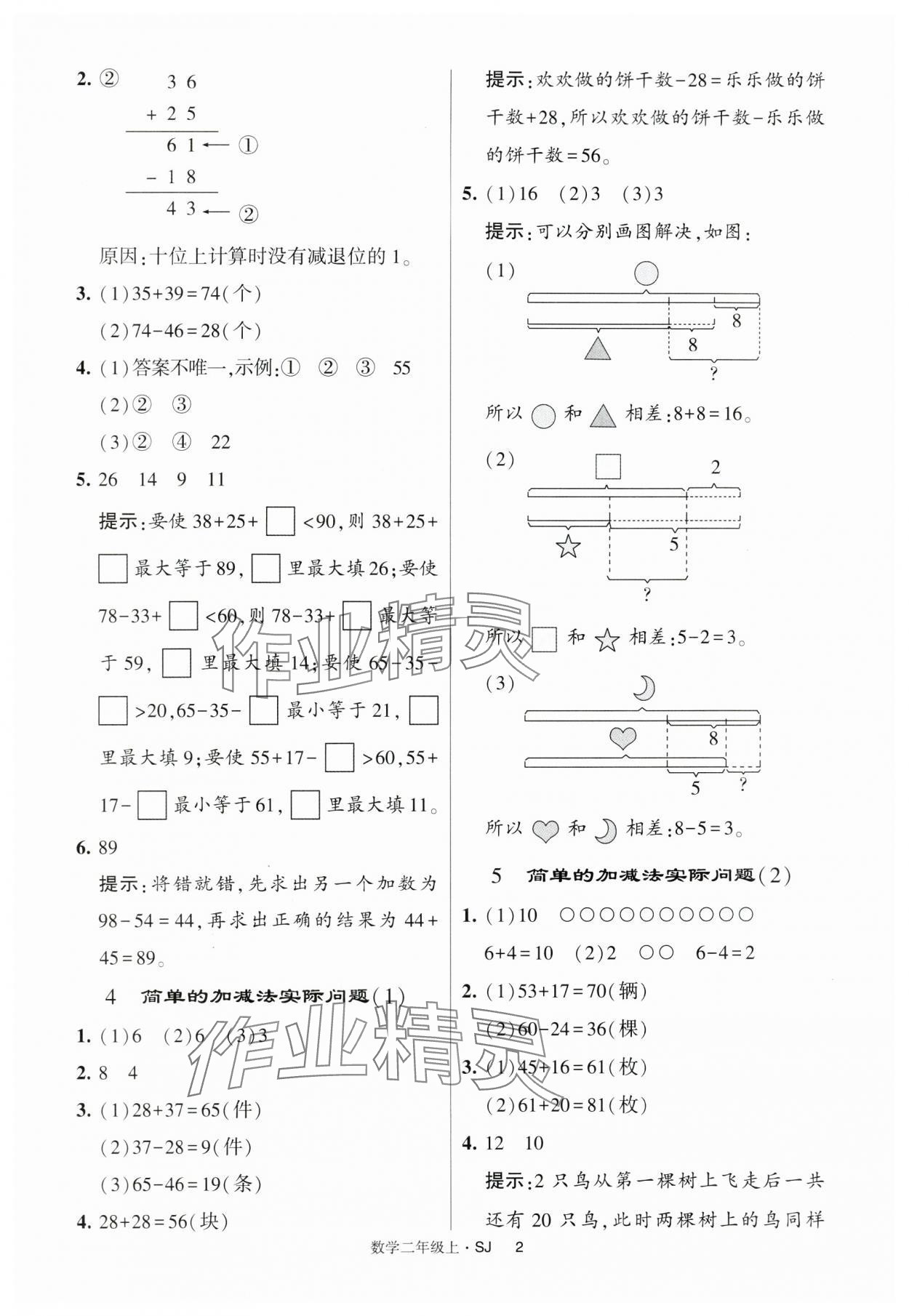 2024年經(jīng)綸學(xué)典提高班二年級(jí)數(shù)學(xué)上冊(cè)蘇教版 第2頁