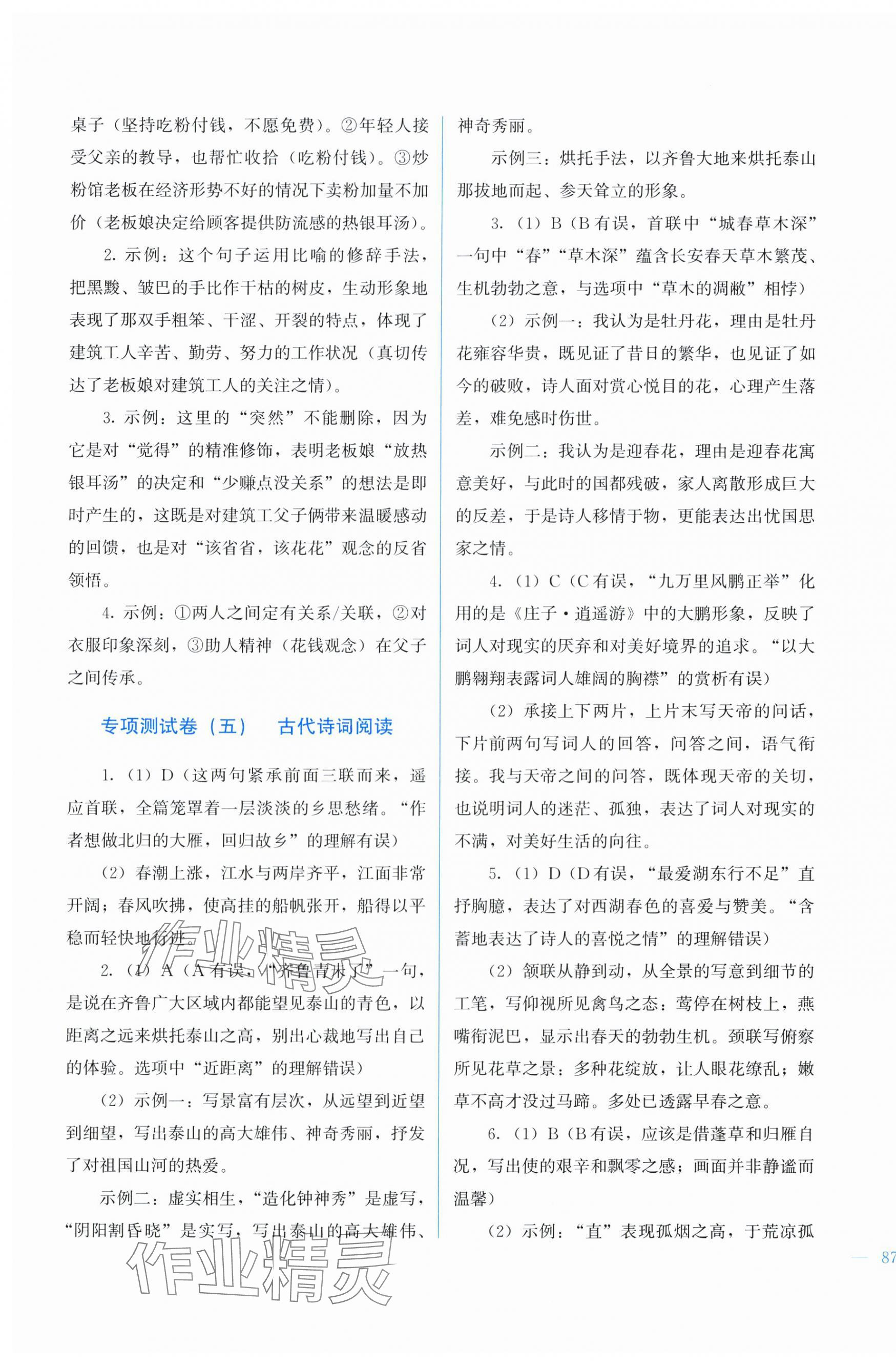 2025年中考寶典綜合模擬沖刺語文廣西專版 第5頁