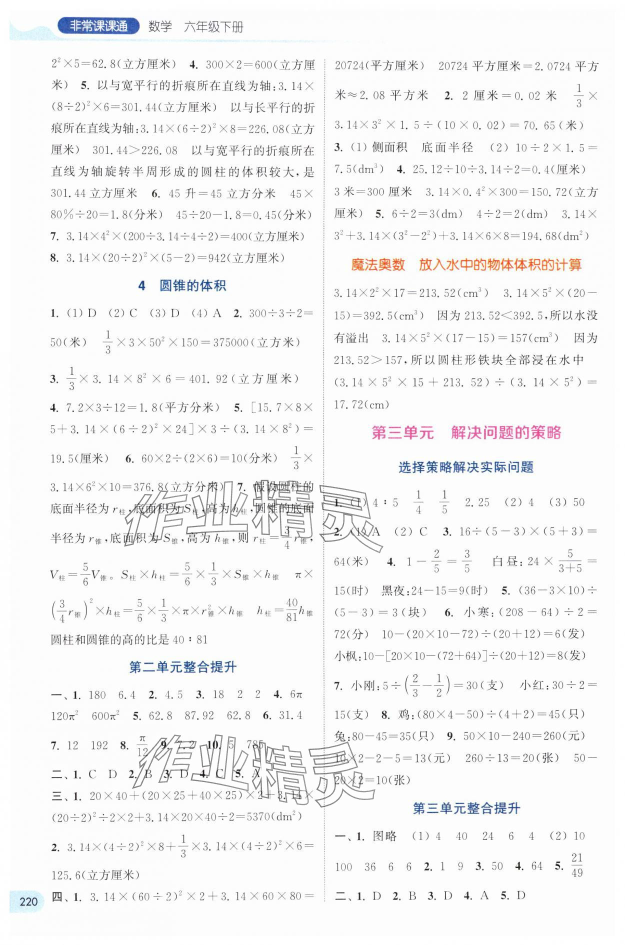 2025年通城學(xué)典非常課課通六年級(jí)數(shù)學(xué)下冊蘇教版 第2頁