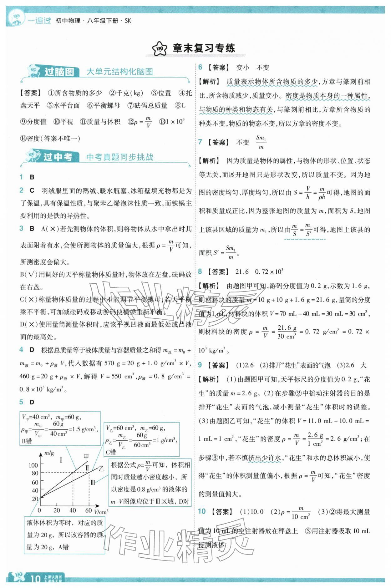 2026年一遍过八年级物理下册苏科版&nbsp;第12页