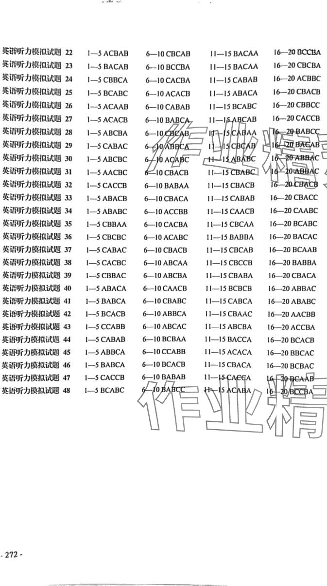 2024年听力高效训练高中英语提升版 第2页