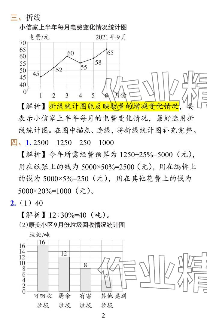 2024年小學(xué)學(xué)霸作業(yè)本六年級(jí)數(shù)學(xué)下冊(cè)蘇教版 參考答案第8頁(yè)