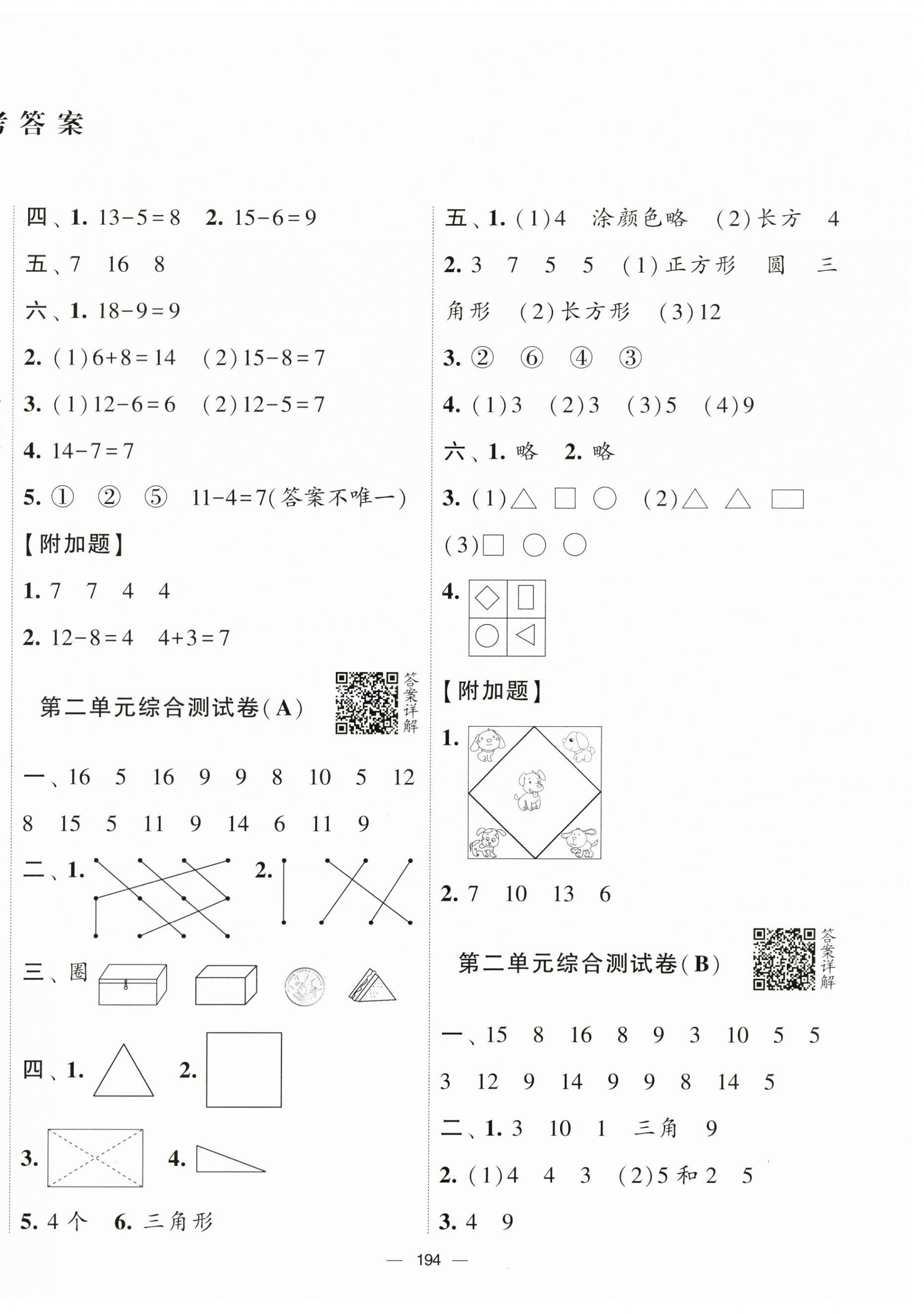 2024年學霸提優(yōu)大試卷一年級數學下冊蘇教版 第2頁