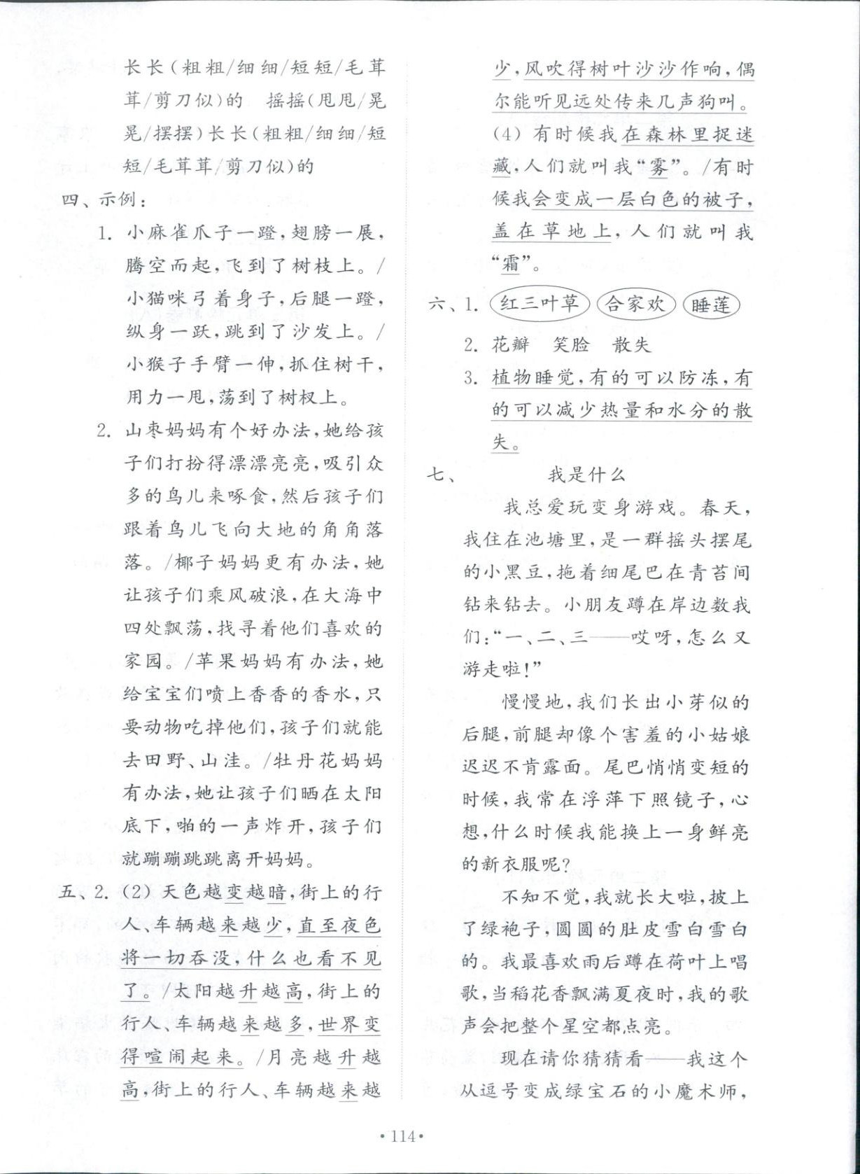 2025年同步练习册配套检测卷二年级语文上册人教版五四制 第2页