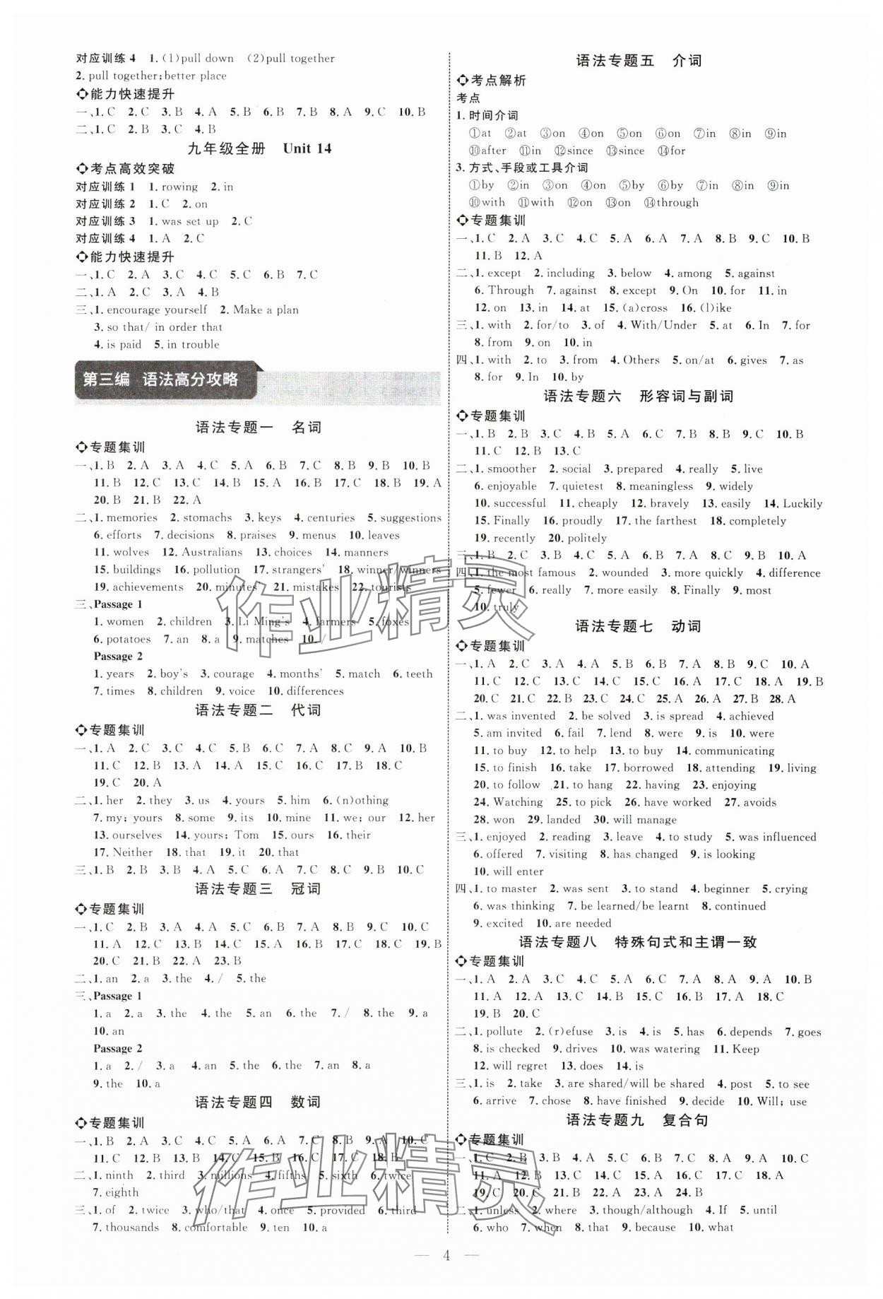 2025年全程导航初中总复习英语人教版菏泽专版 第4页