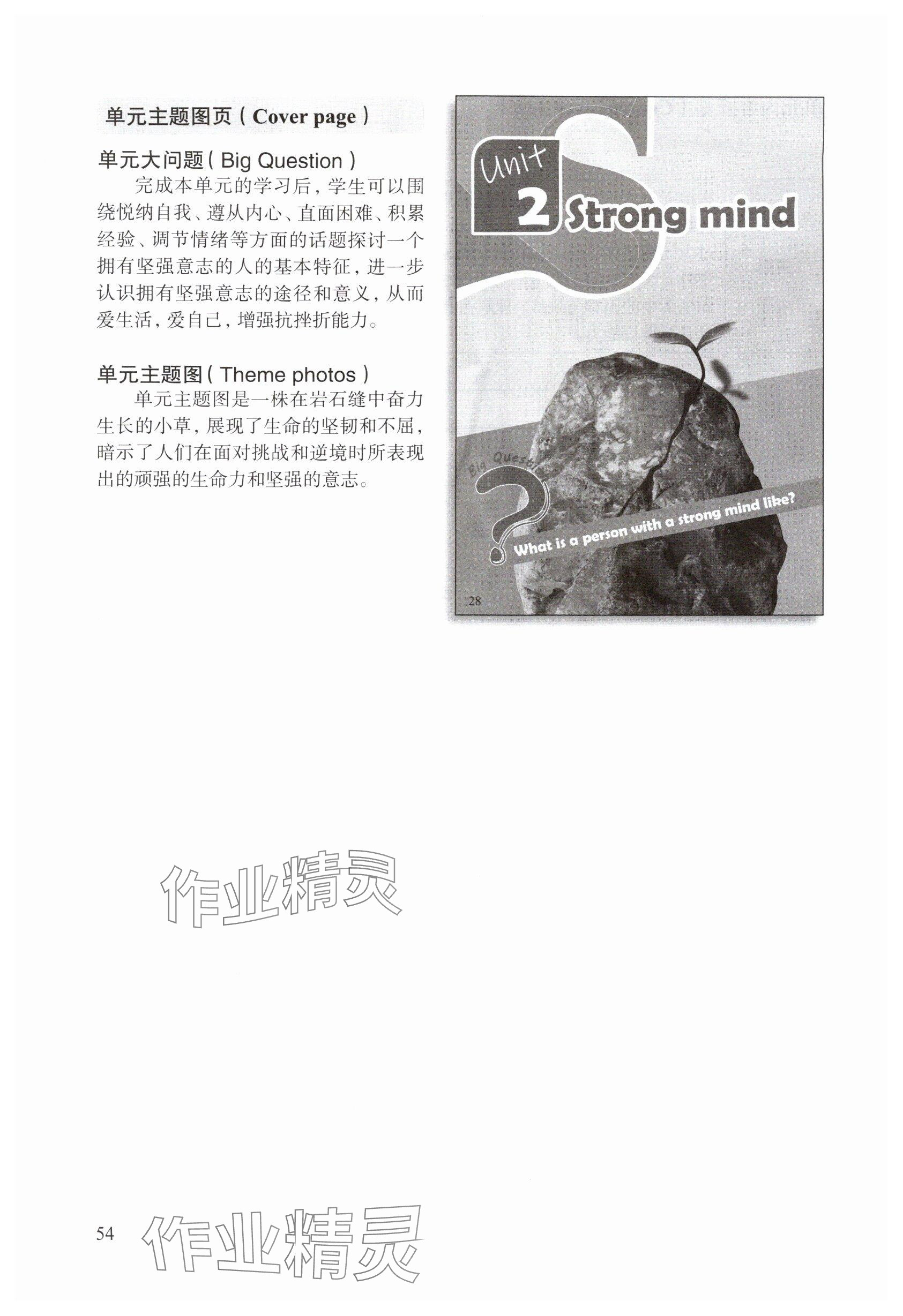 2025年教材课本七年级英语上册沪教版54制&nbsp;参考答案第54页