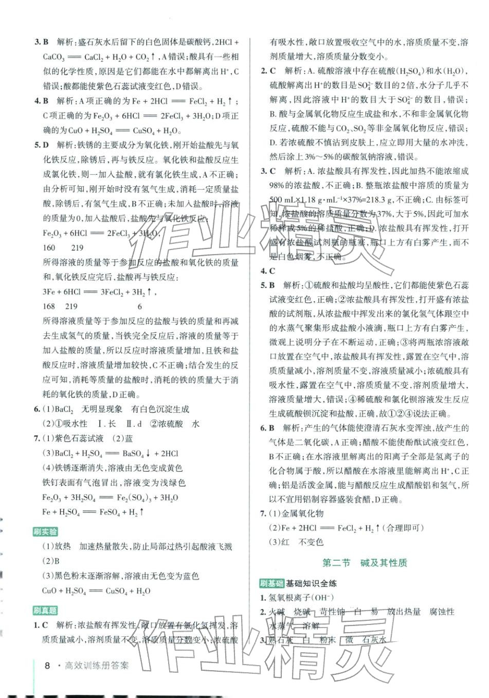 2025年PASS教材搭档九年级化学全一册鲁教版&nbsp;第8页